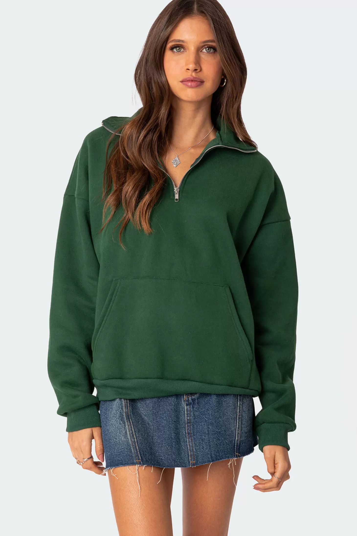 edikted Oversized Quarter Zip Sweatshirt* Hoodies & Sweatshirts | Hoodies & Sweatshirts