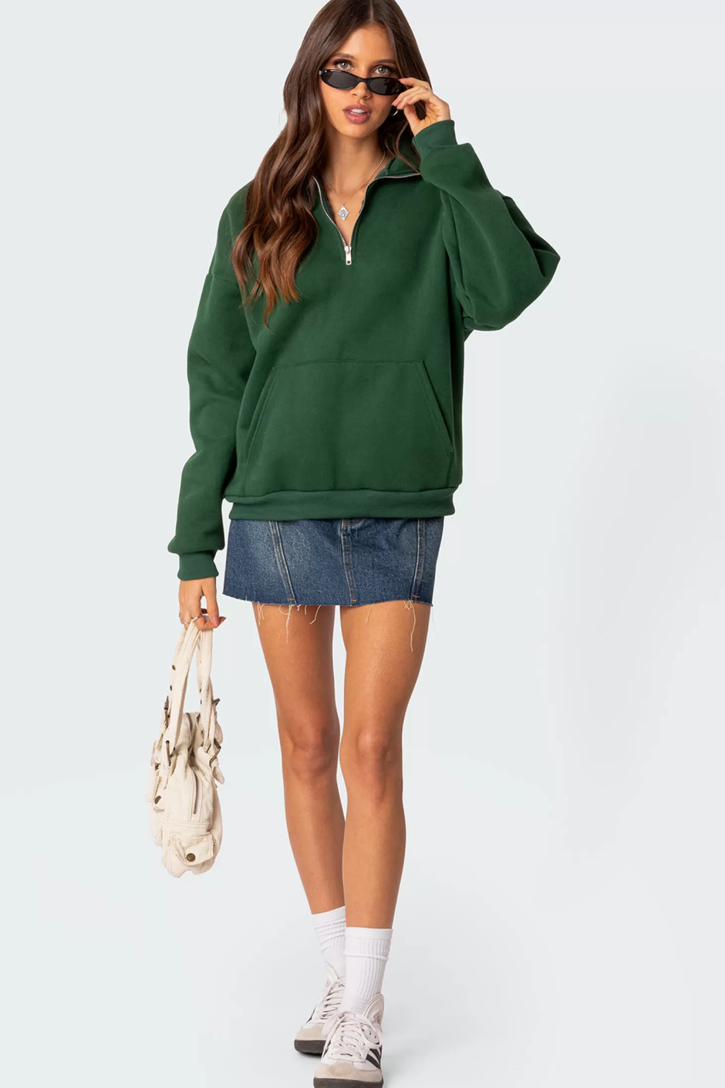 edikted Oversized Quarter Zip Sweatshirt* Hoodies & Sweatshirts | Hoodies & Sweatshirts