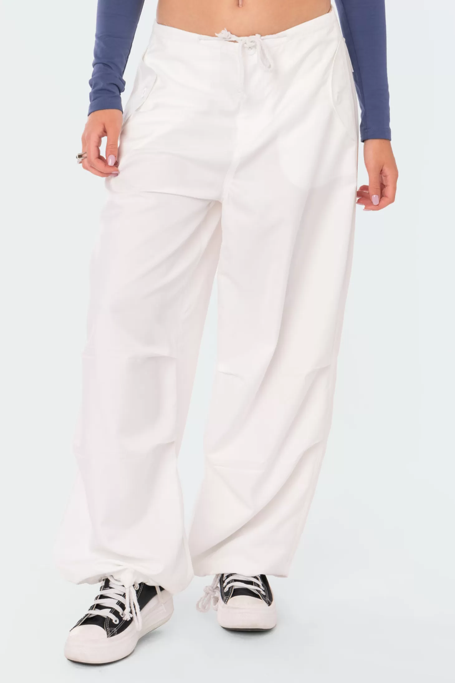 edikted Parker Nylon Cargo Pants* Pants | Pants