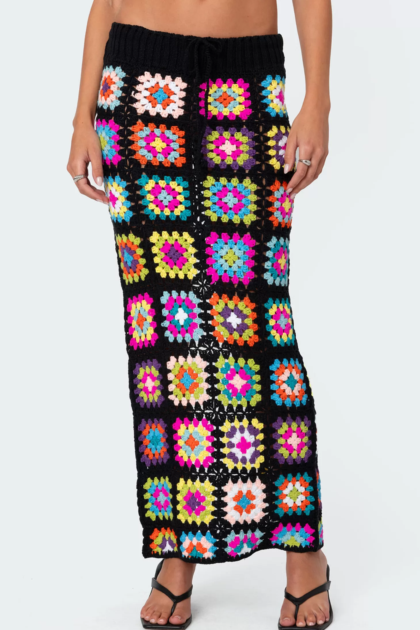 edikted Patchwork Crochet Maxi Skirt* Skirts | Skirts