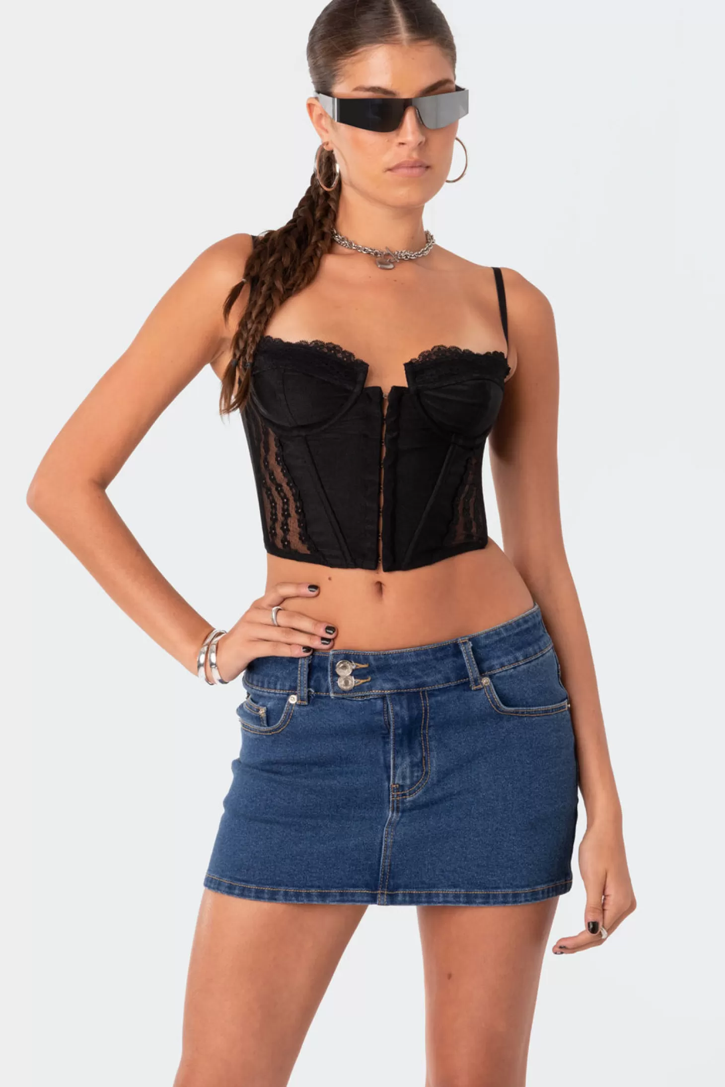 edikted Payton Lace Corset* Crop Tops | Corsets