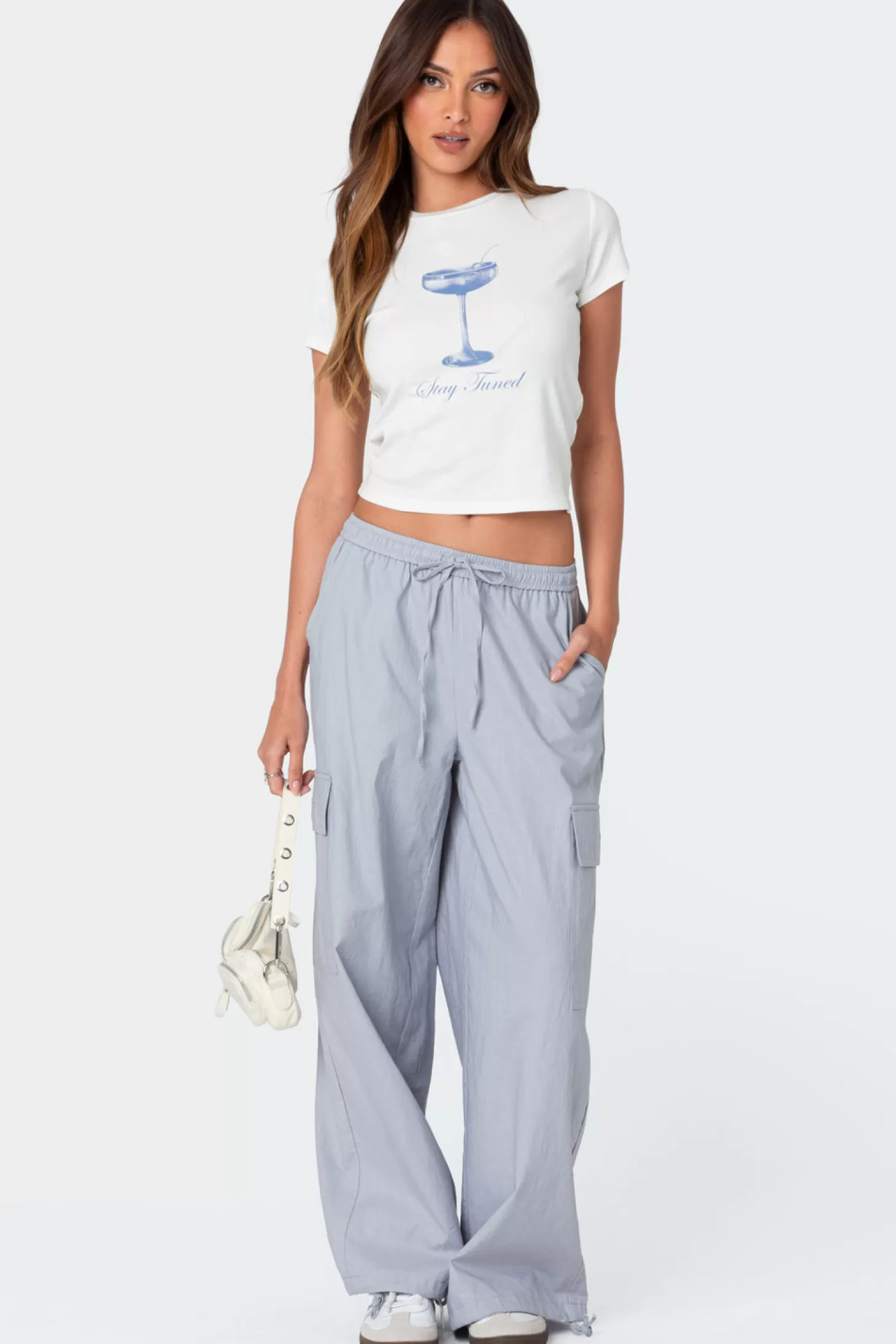 edikted Phoenix Linen Look Cargo Pants* Pants | Pants