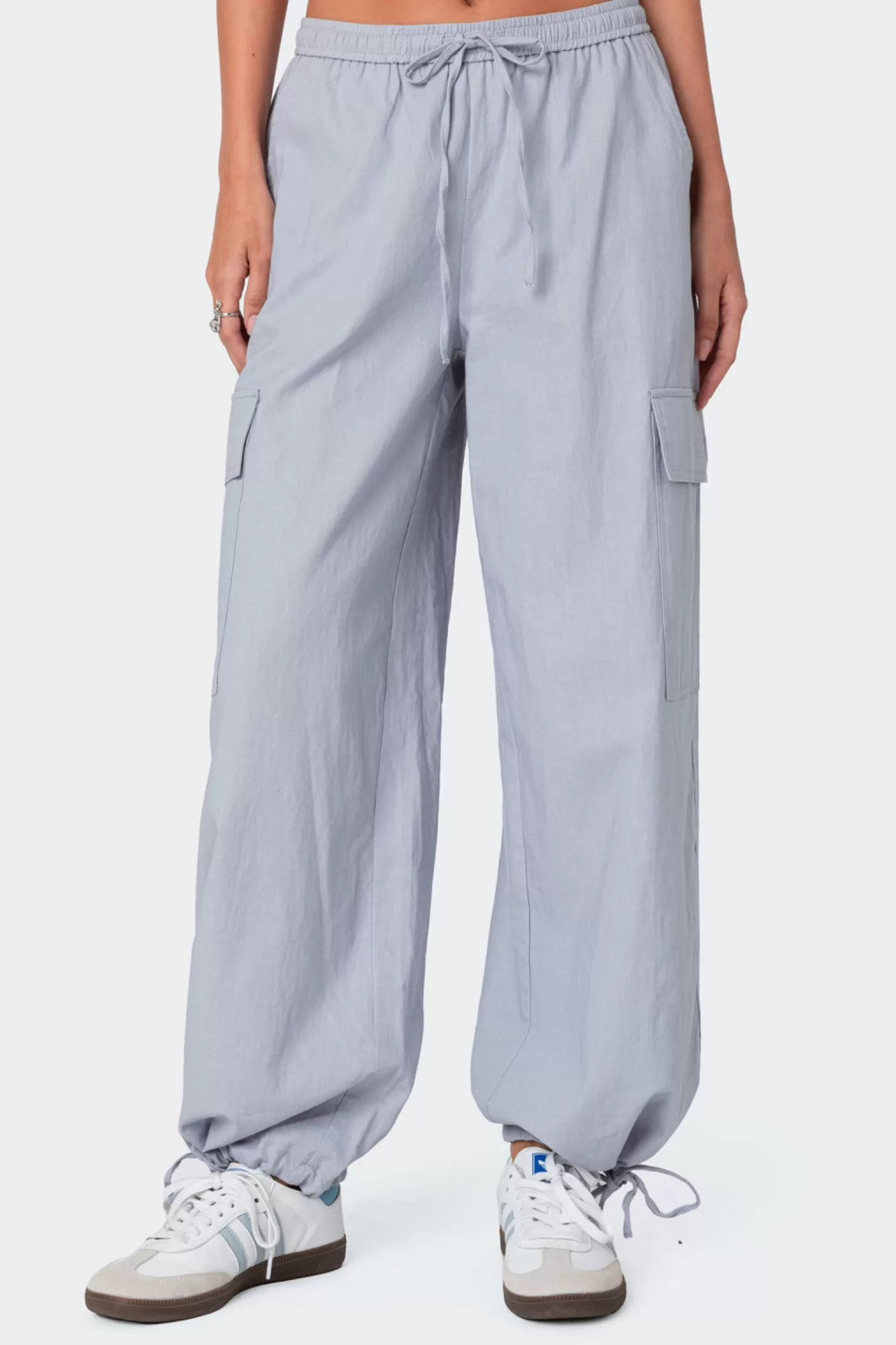 edikted Phoenix Linen Look Cargo Pants* Pants | Pants