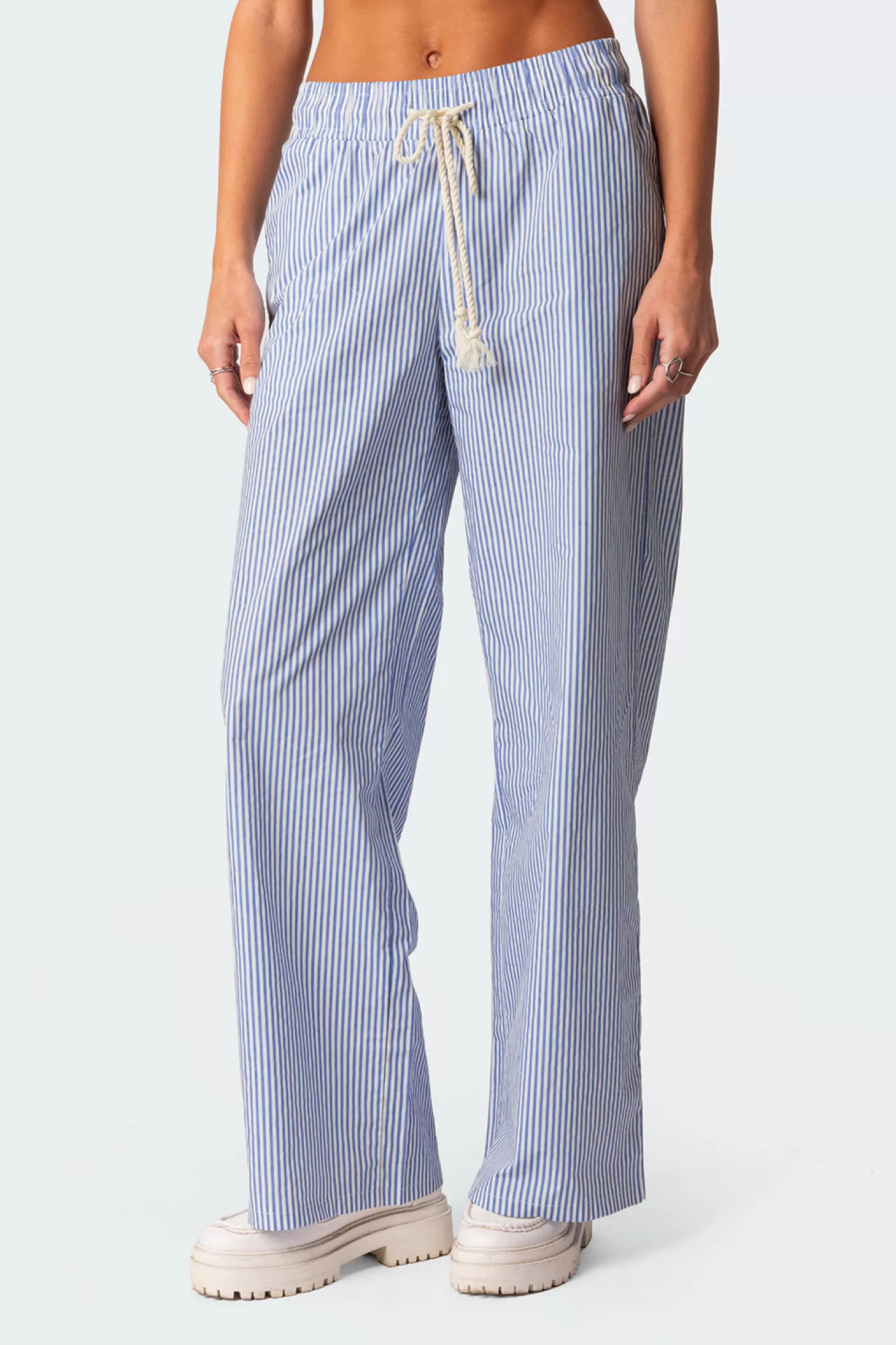 edikted Pinstripe Pants* Pants | Pants