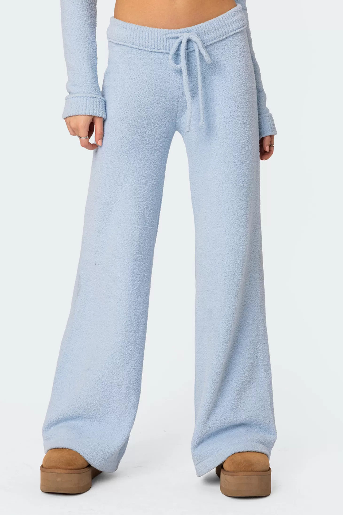 edikted Plush Super Soft Knit Pants* Pants | Pants