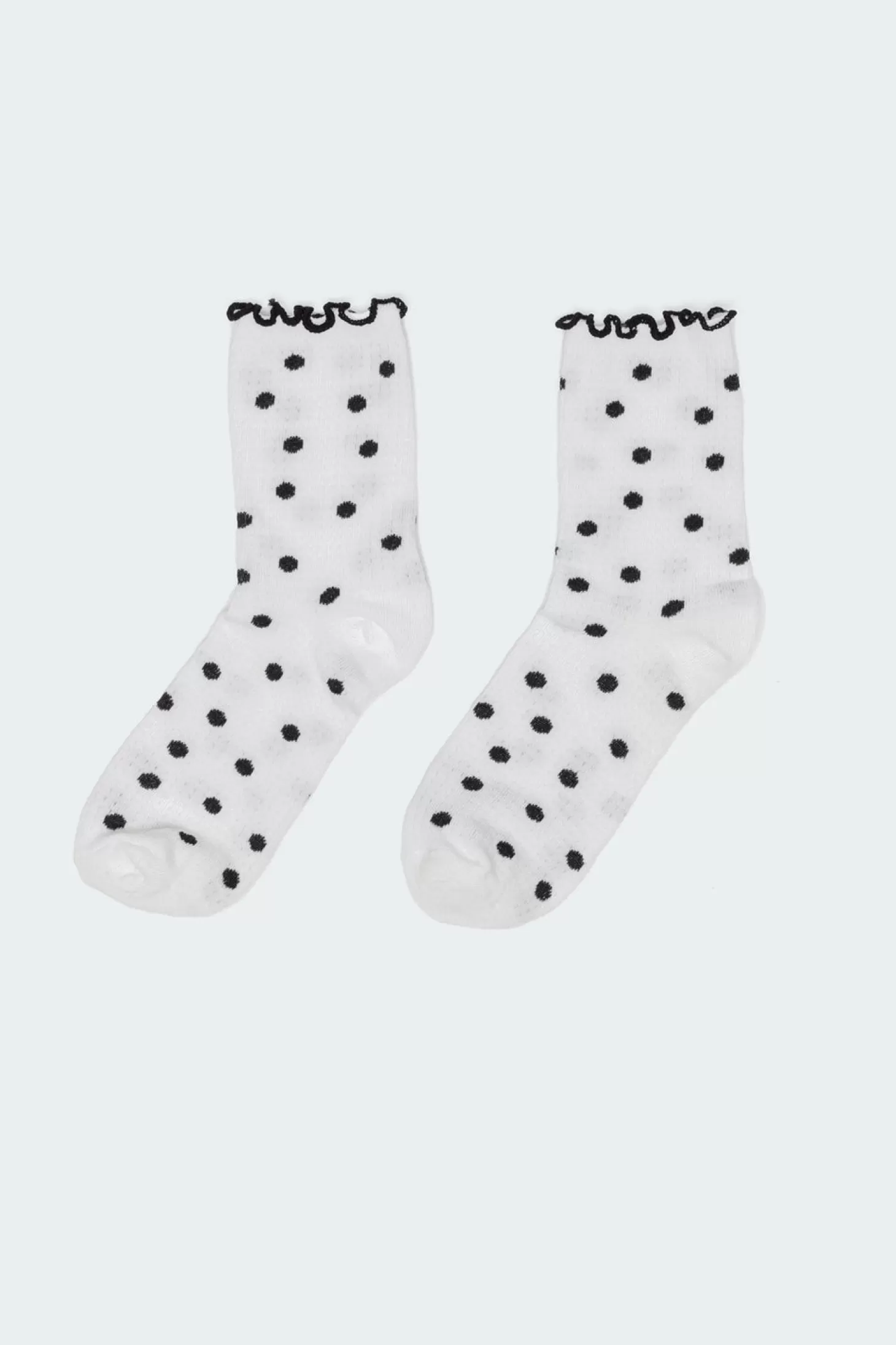 edikted Polka Dot Frill Socks* Socks & Tights