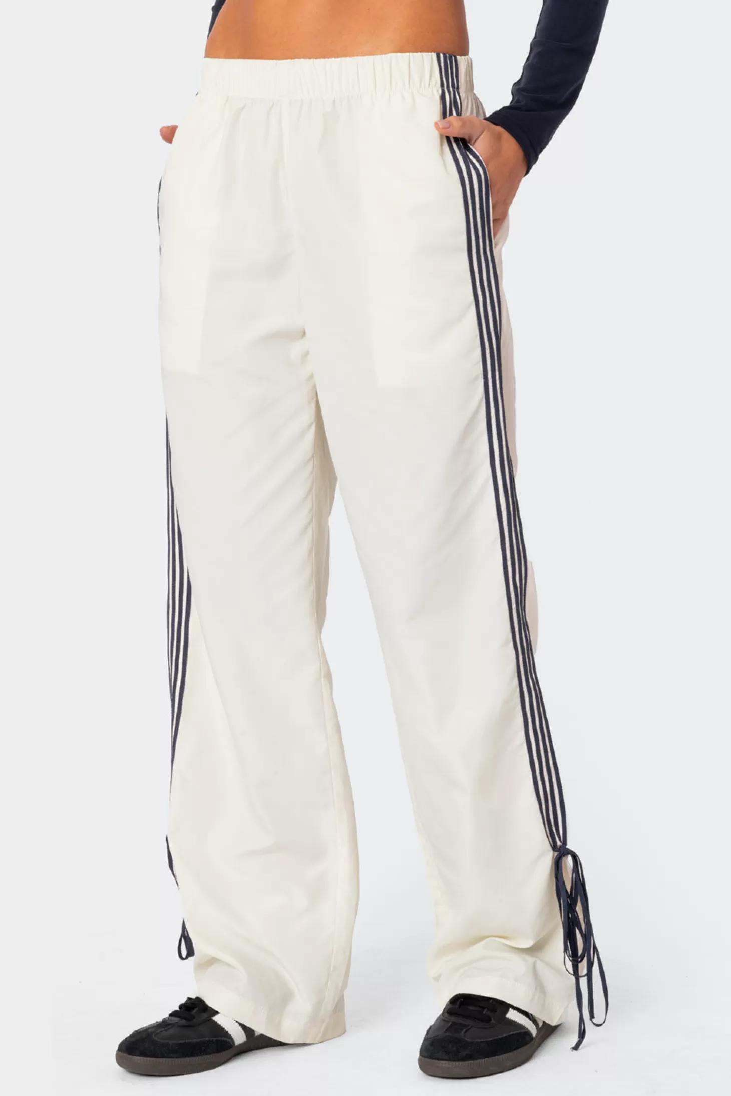 edikted Remy Ribbon Track Pants* Pants | Pants