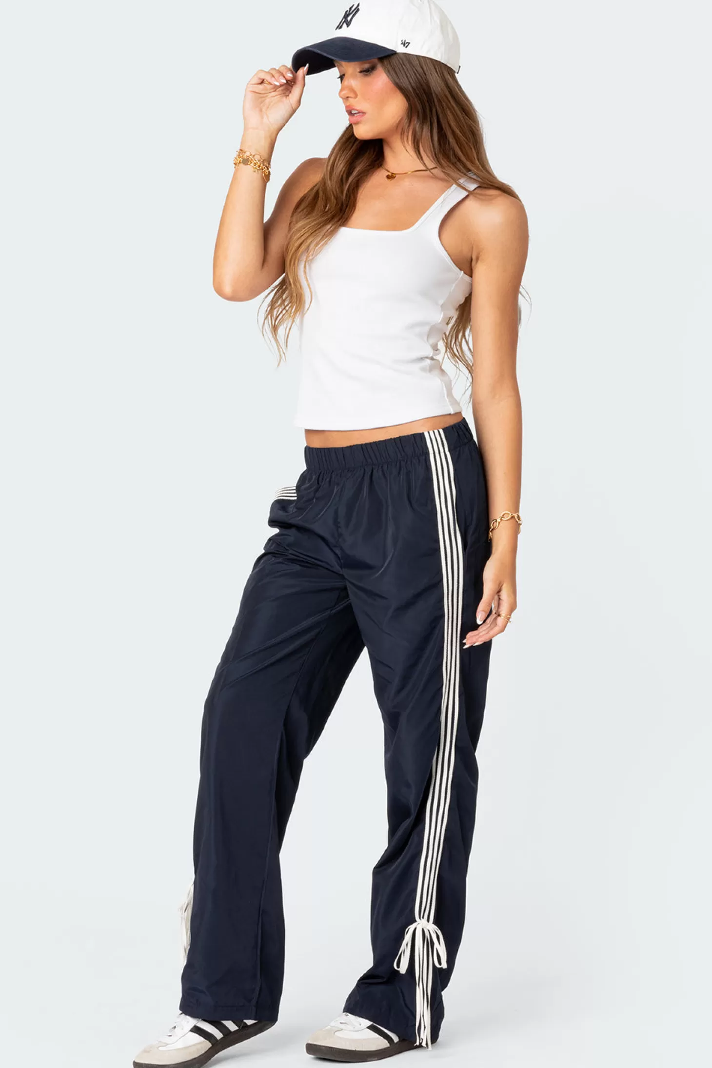 edikted Remy Ribbon Track Pants* Pants | Pants