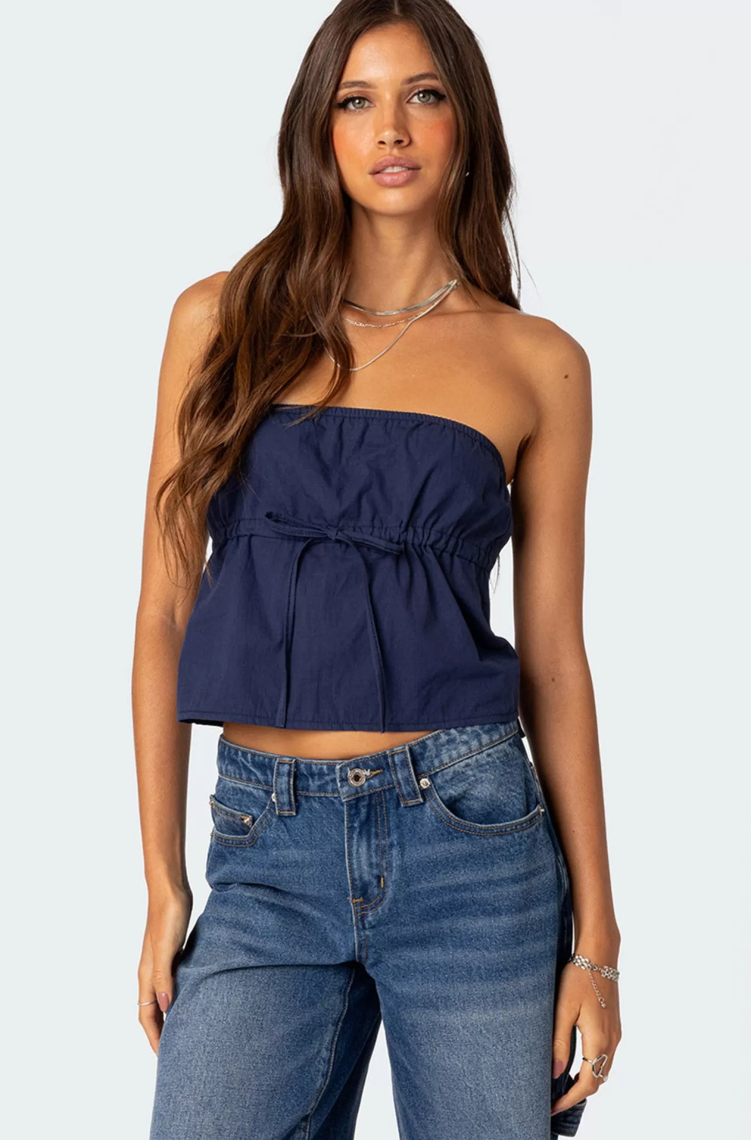 edikted Reva Strapless Top* Crop Tops | Strapless Tops