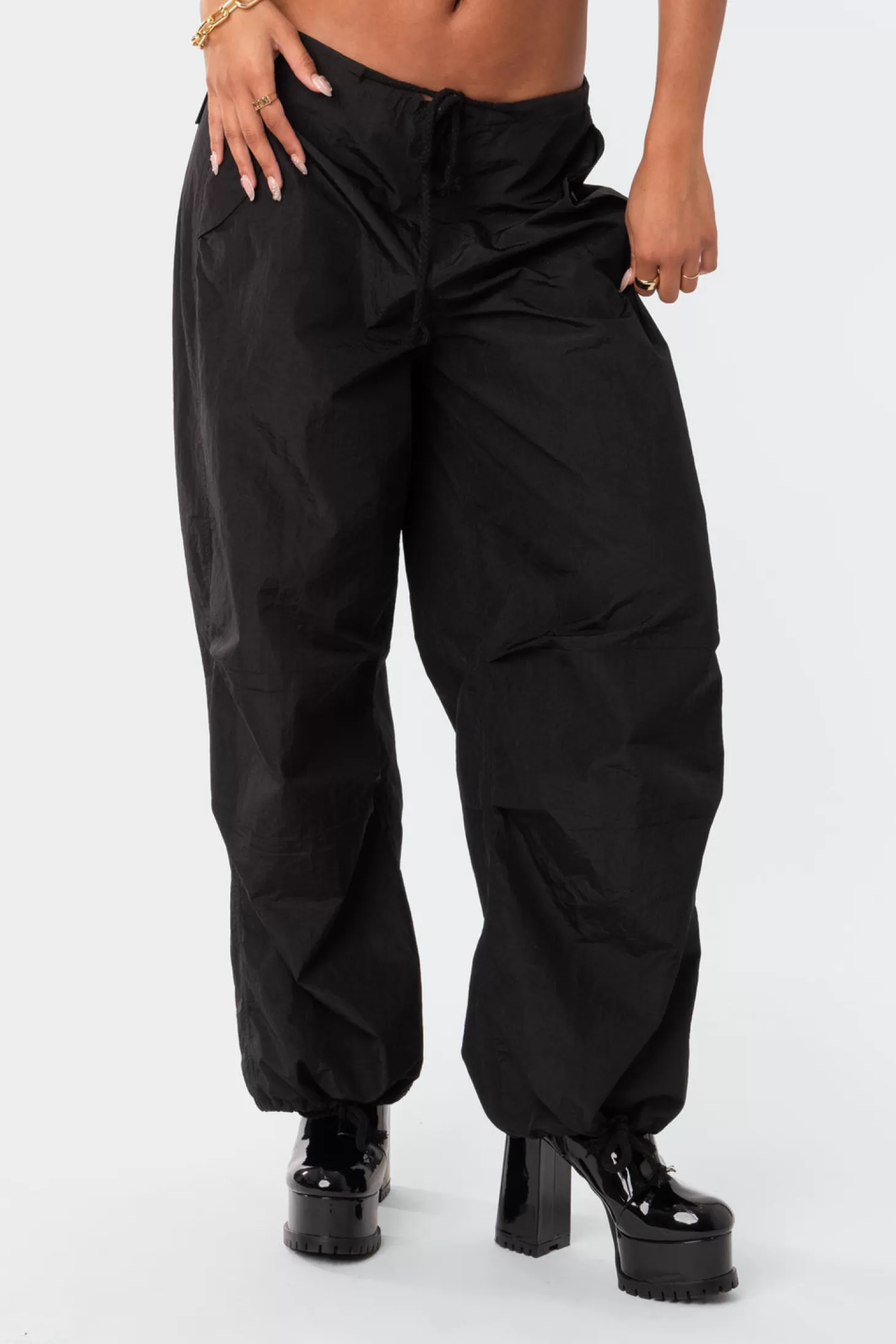 edikted Rian Nylon Cargo Pants* Pants | Pants