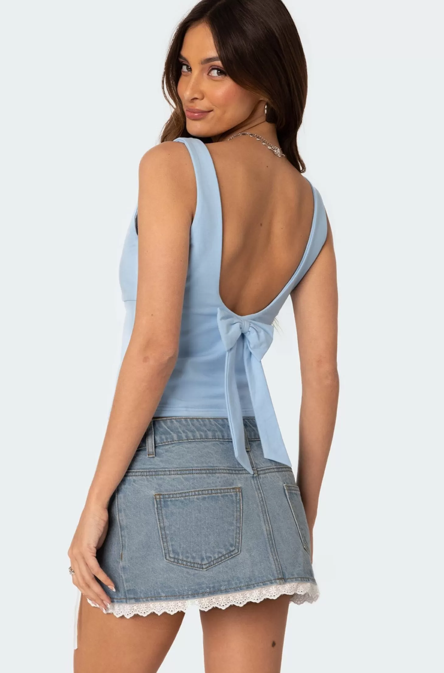 edikted Ronda Bow Back Tank Top* Tank Tops | Tops