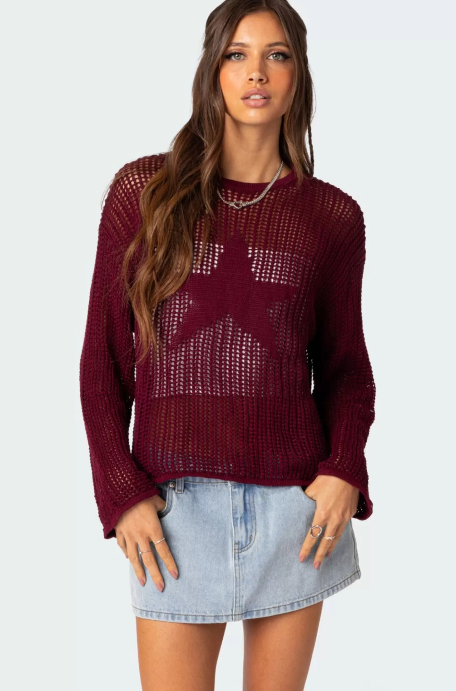 edikted Seeing Stars Oversized Sweater* Sweaters & Cardigans | Long Sleeve Tops