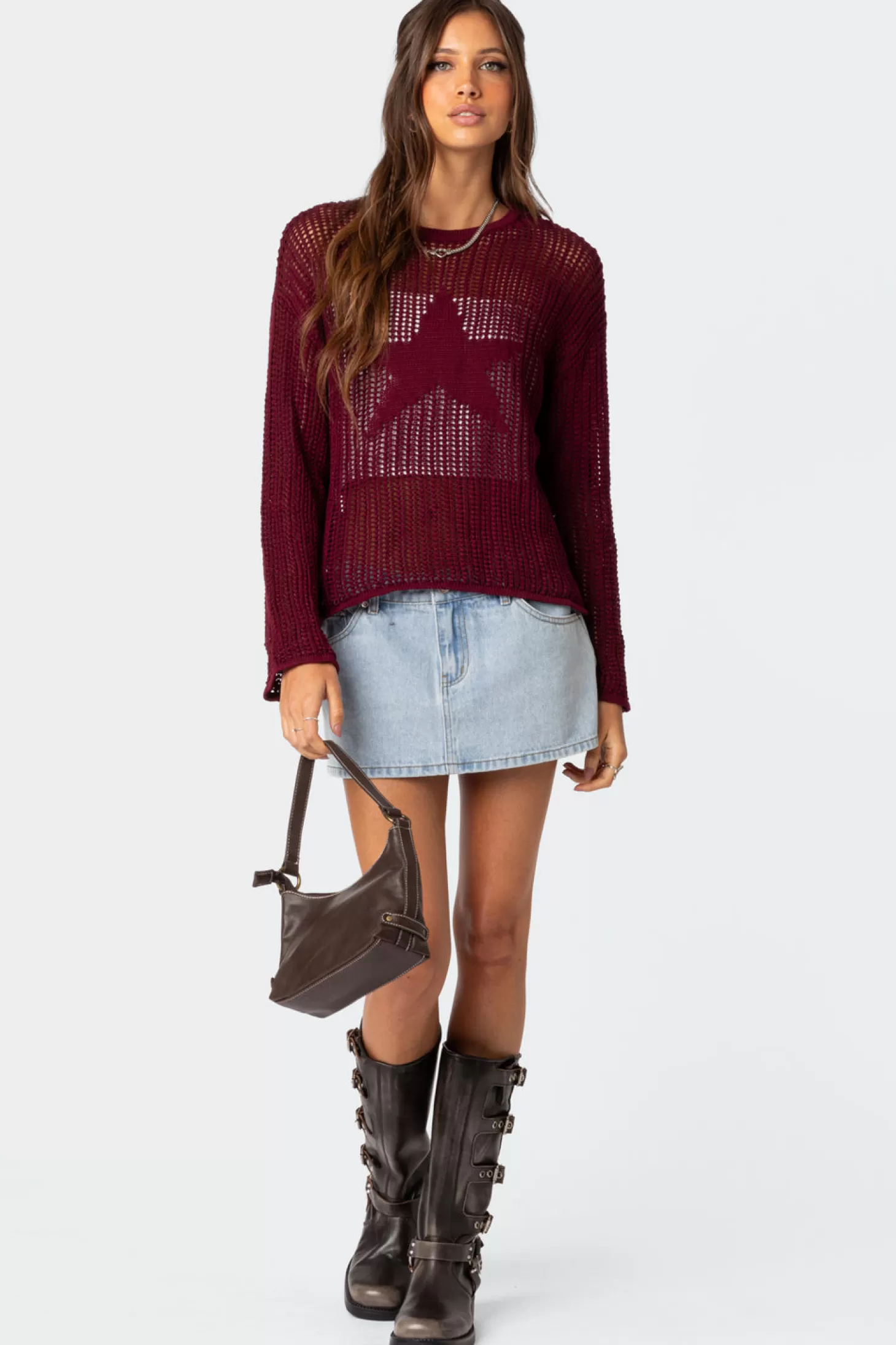 edikted Seeing Stars Oversized Sweater* Sweaters & Cardigans | Long Sleeve Tops