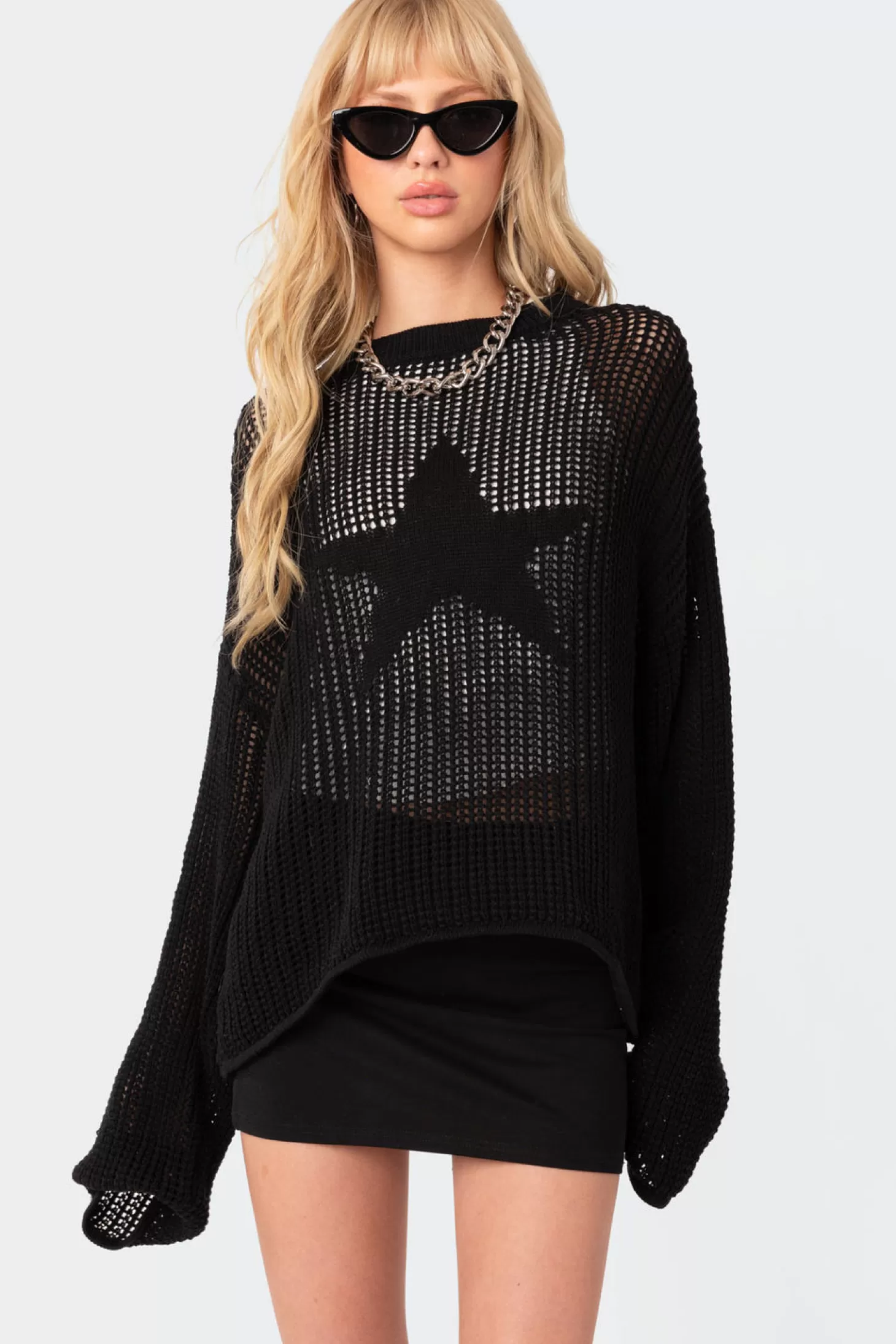 edikted Seeing Stars Oversized Sweater* Sweaters & Cardigans | Long Sleeve Tops