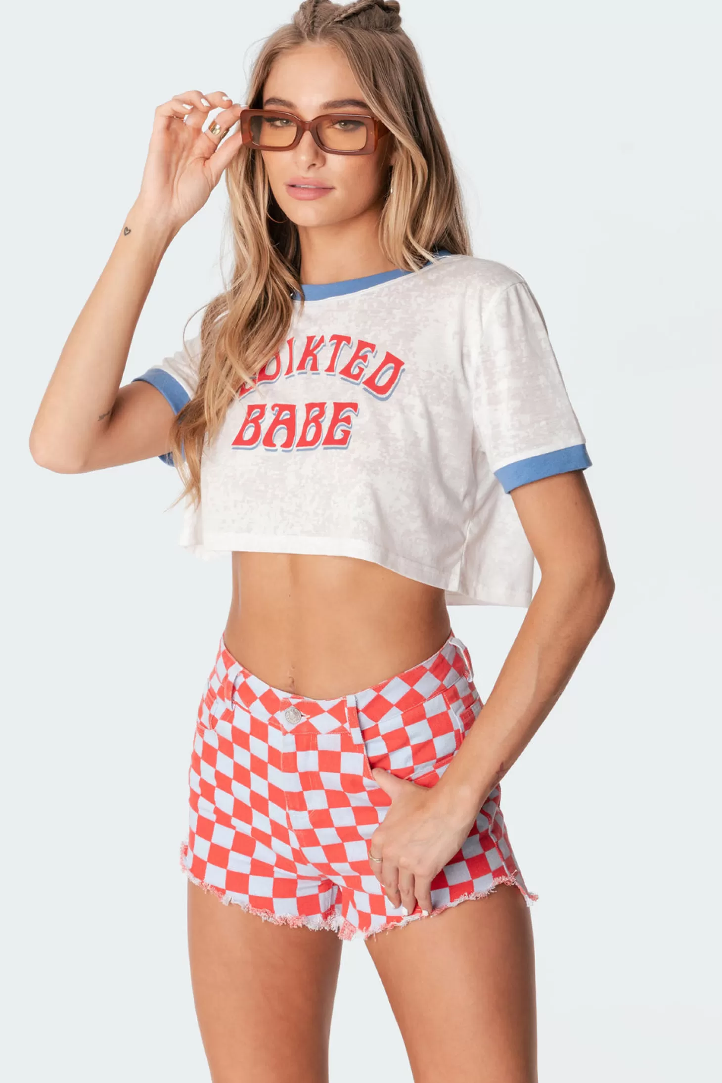 edikted Sheer Babe Cropped T-Shirt* Crop Tops | T-Shirts