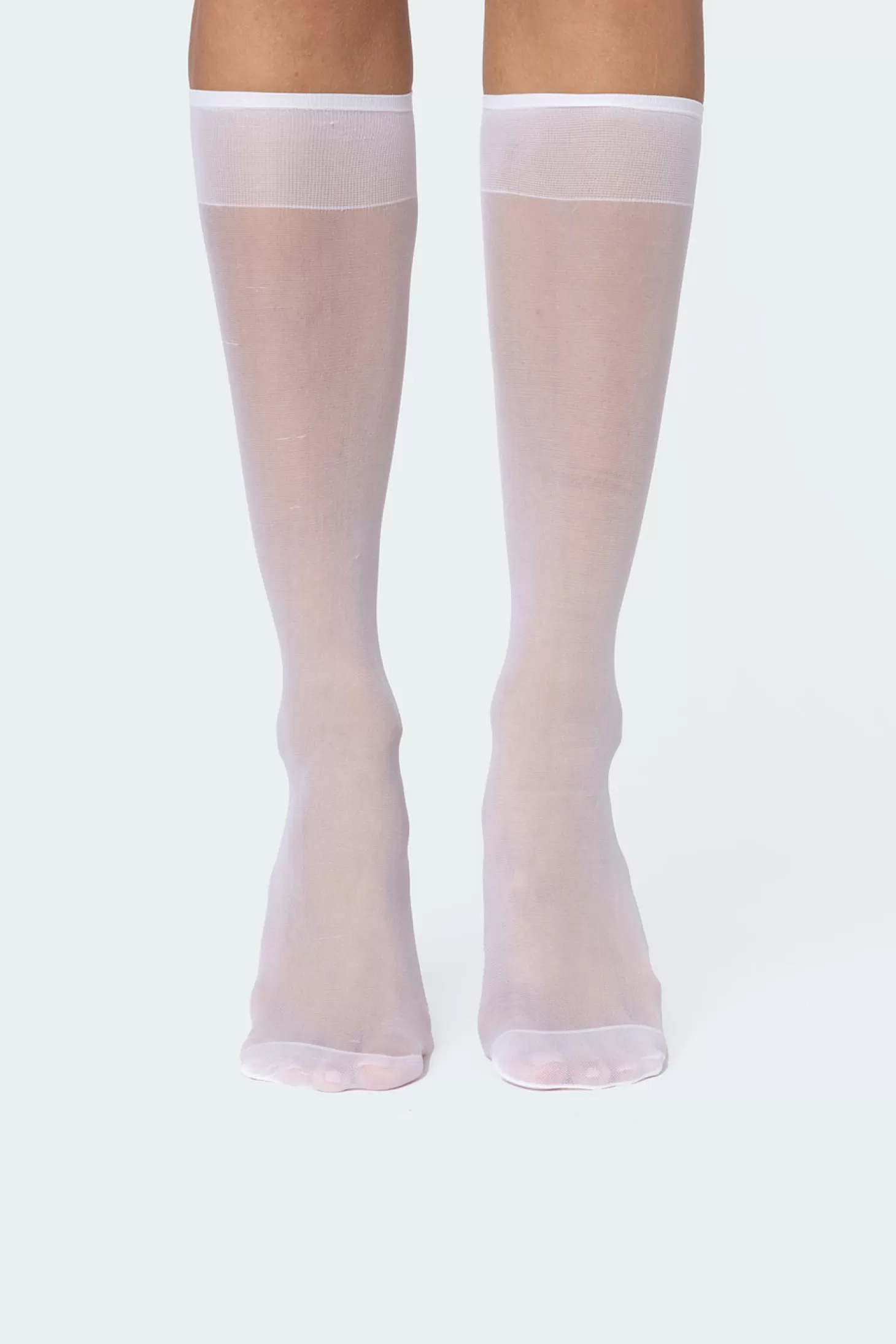 edikted Sheer Knee High Socks* Socks & Tights