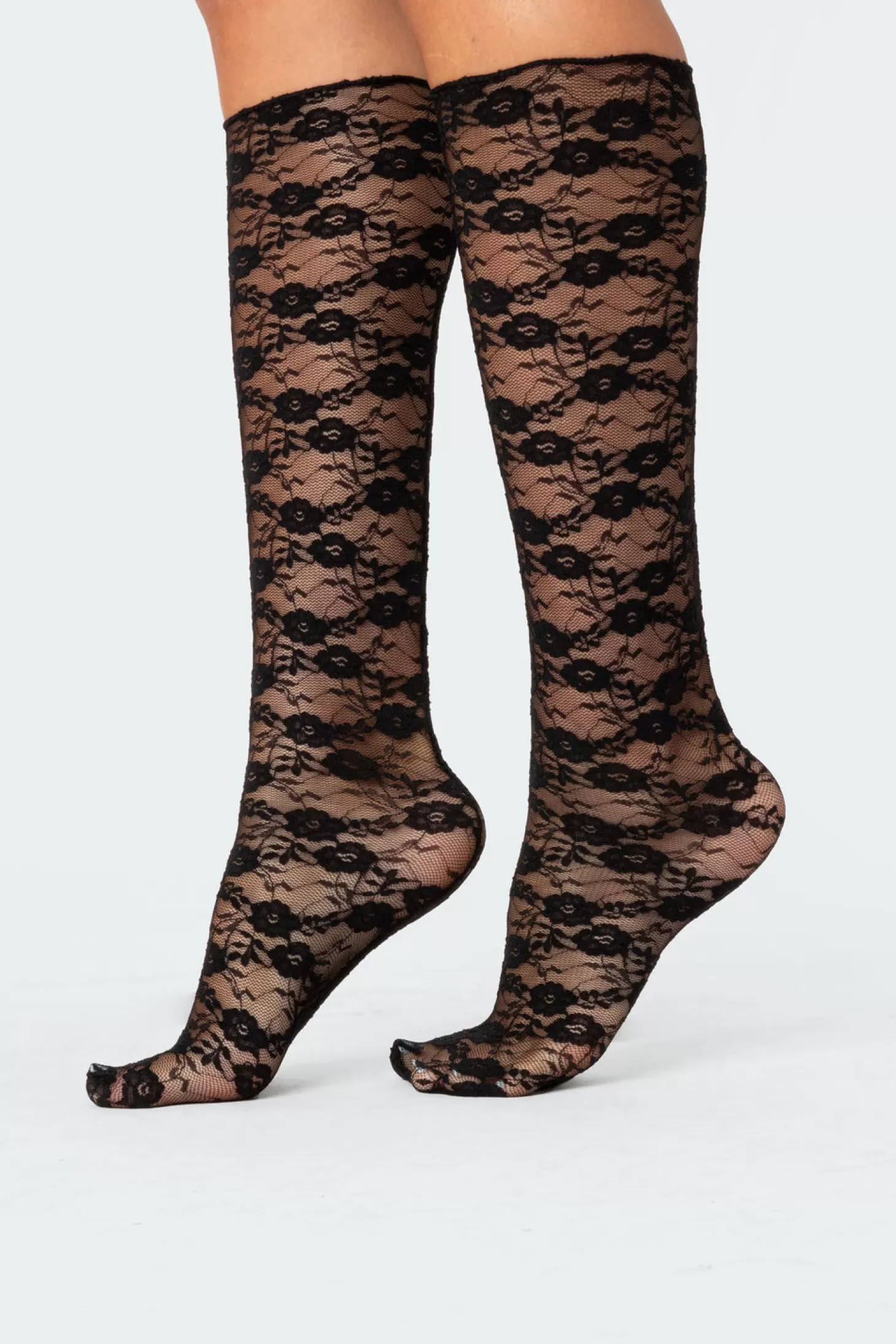 edikted Sheer Lace Socks* Socks & Tights