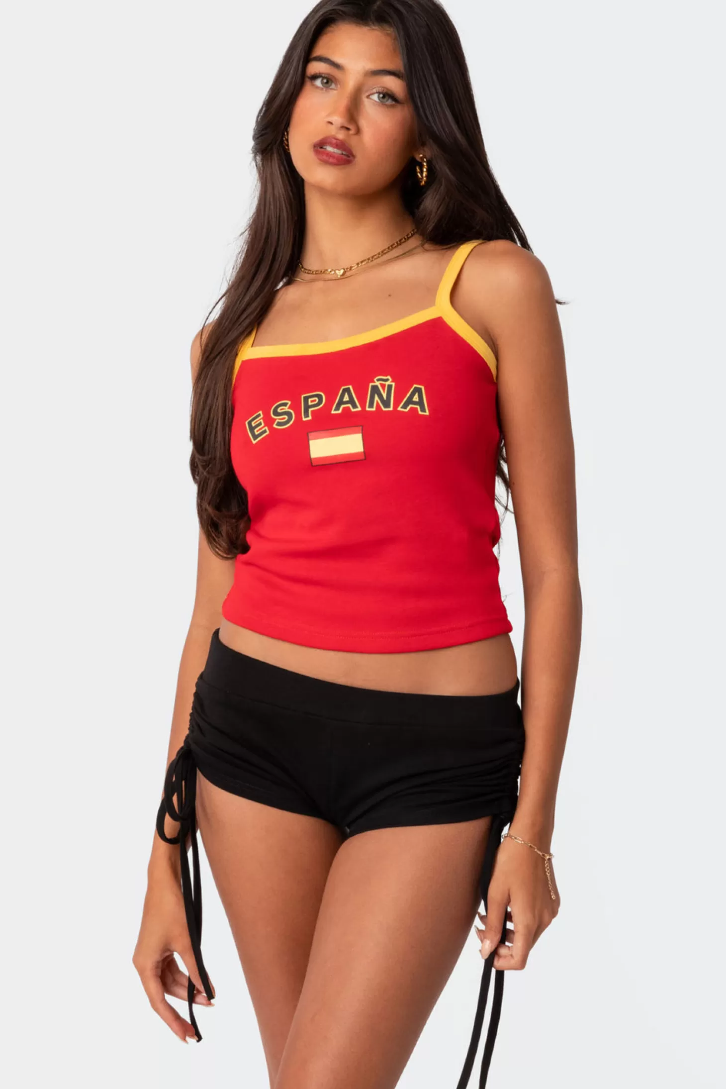 edikted Spain Tank Top* Tank Tops | Graphic Tops