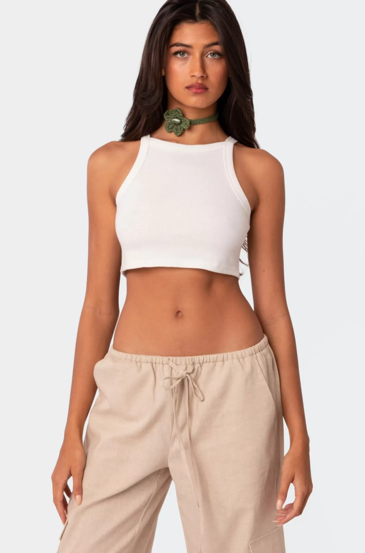 edikted Square Neck Cropped Tank Top* Crop Tops | Tank Tops