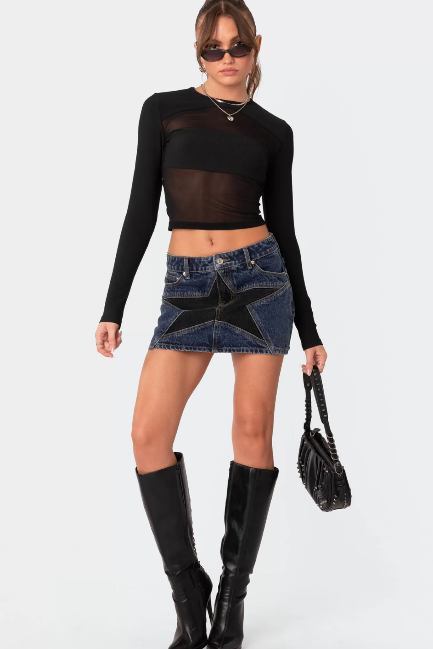 edikted Stars Align Low Rise Denim Mini Skirt* Skirts | Skirts