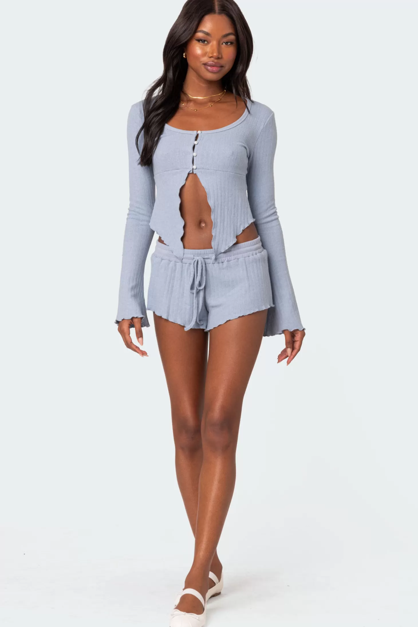 edikted Stay Cozy Ribbed Shorts* Shorts | Shorts