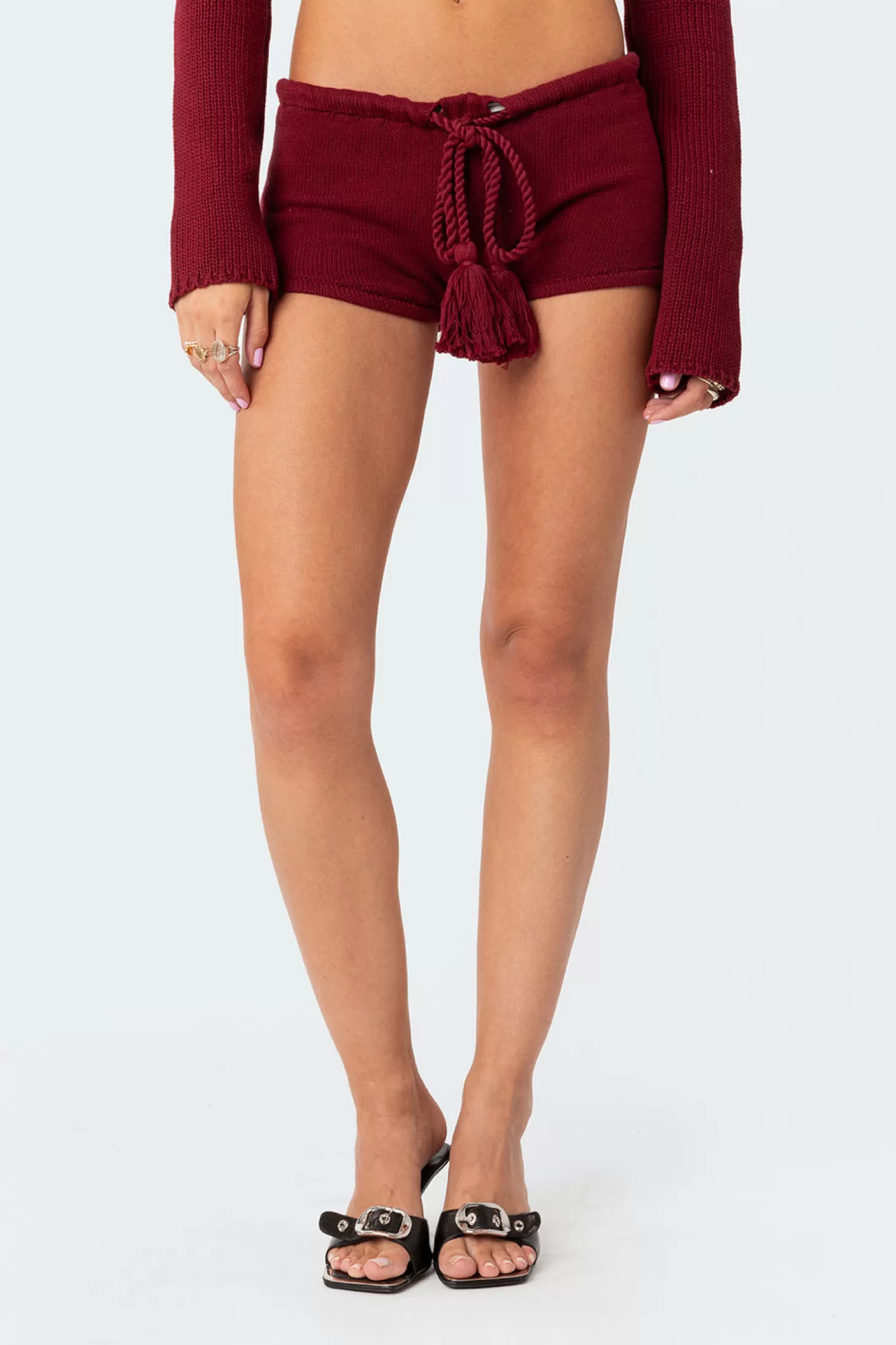 edikted Staycation Low Rise Knit Shorts* Shorts | Shorts