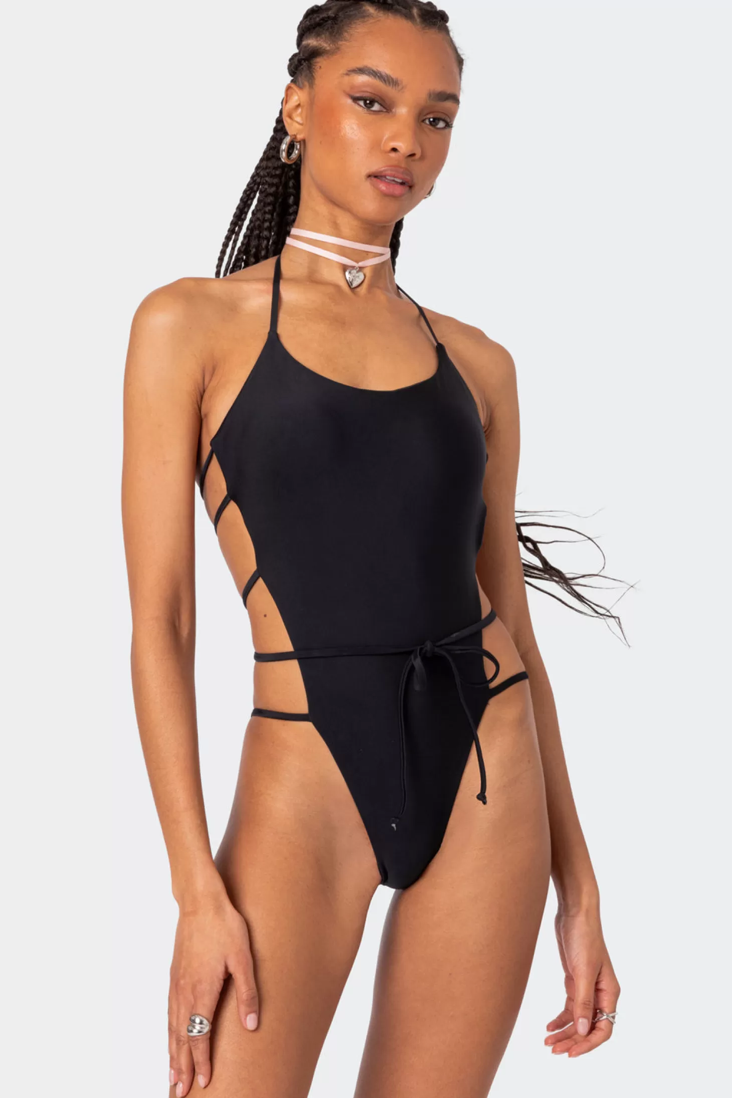 edikted Strappy One Piece Swimsuit* Swim