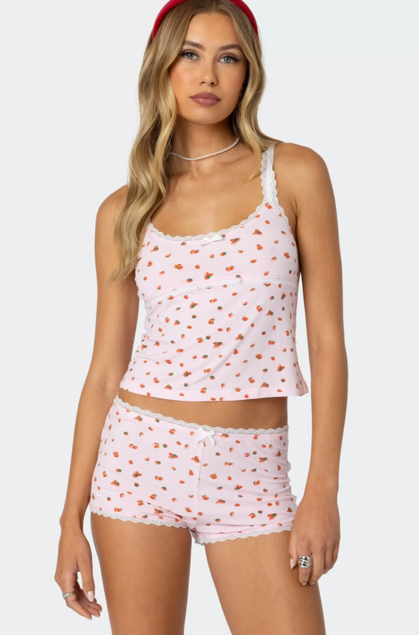 edikted Strawberry Girl Printed Tank Top* Tank Tops | Loungewear