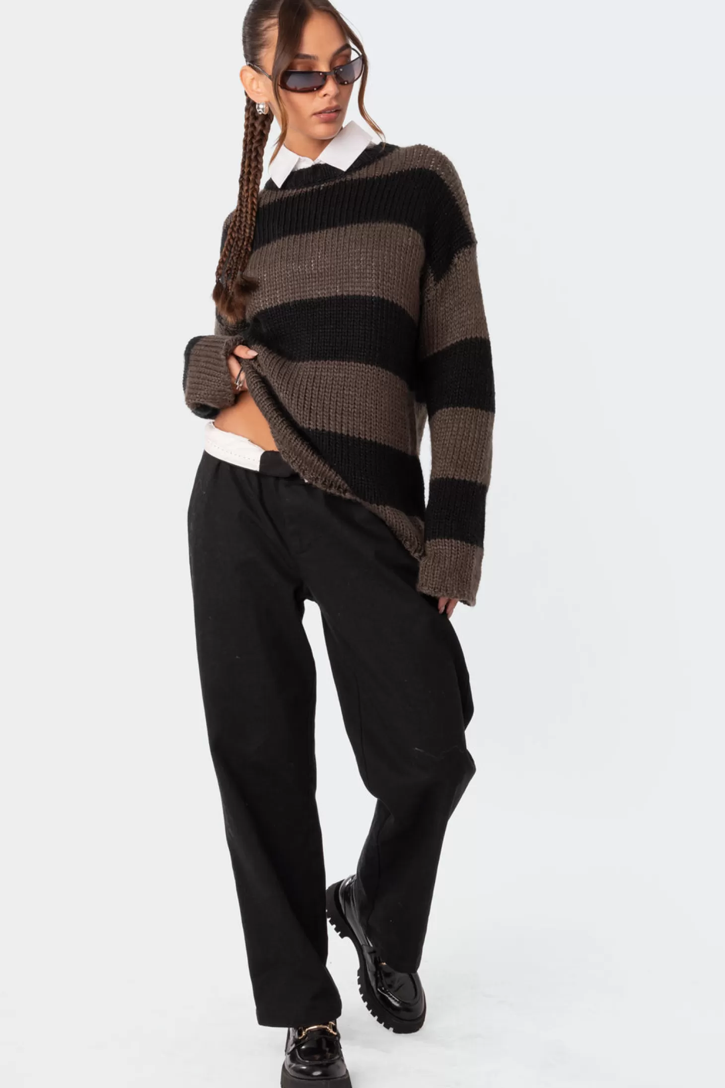 edikted Striped Oversized Sweater* Sweaters & Cardigans | Long Sleeve Tops