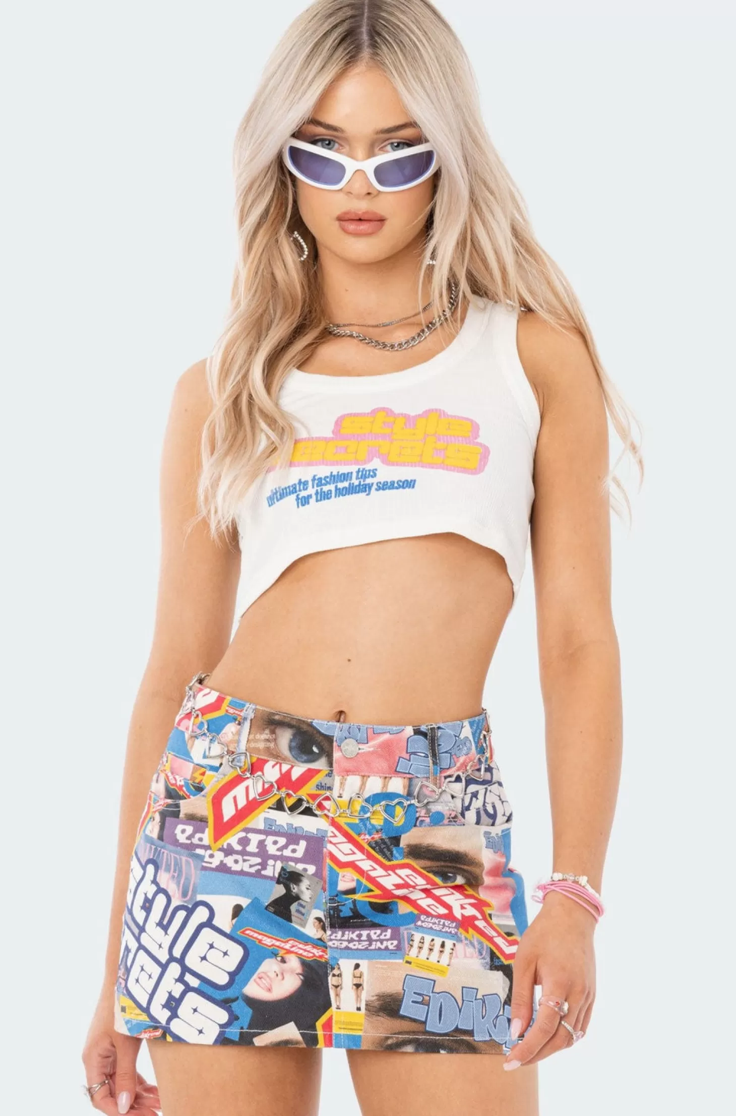 edikted Style Secrets Crop Top* Crop Tops | Graphic Tops