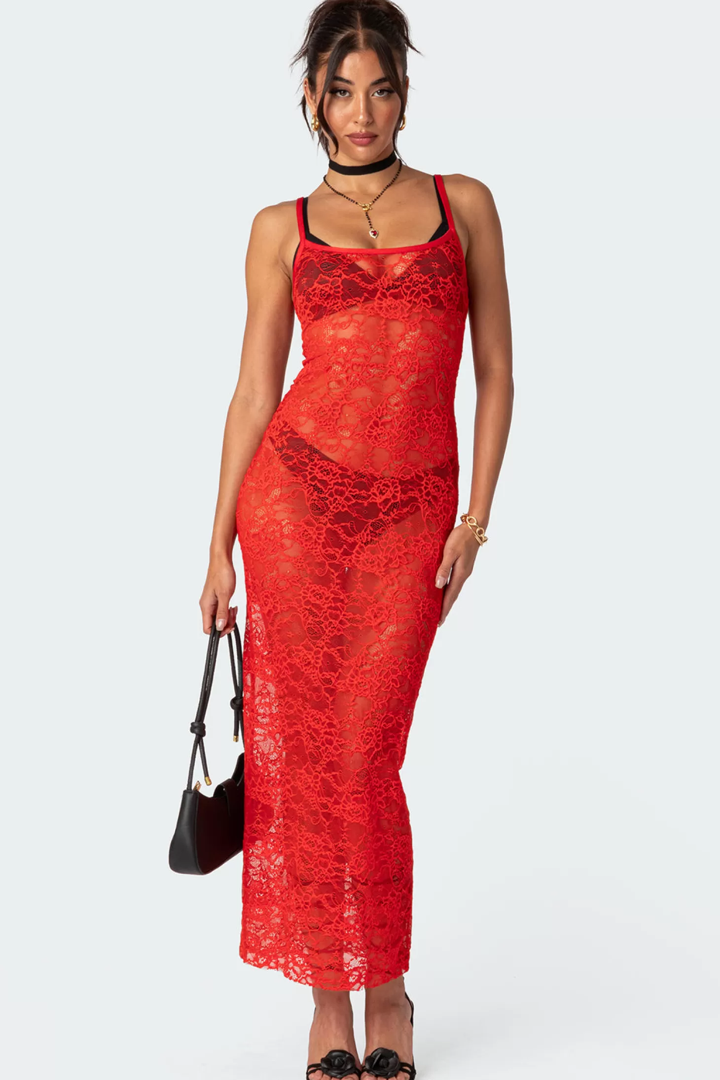 edikted Sultry Sheer Lace Maxi Dress* Maxi Dresses | Dresses