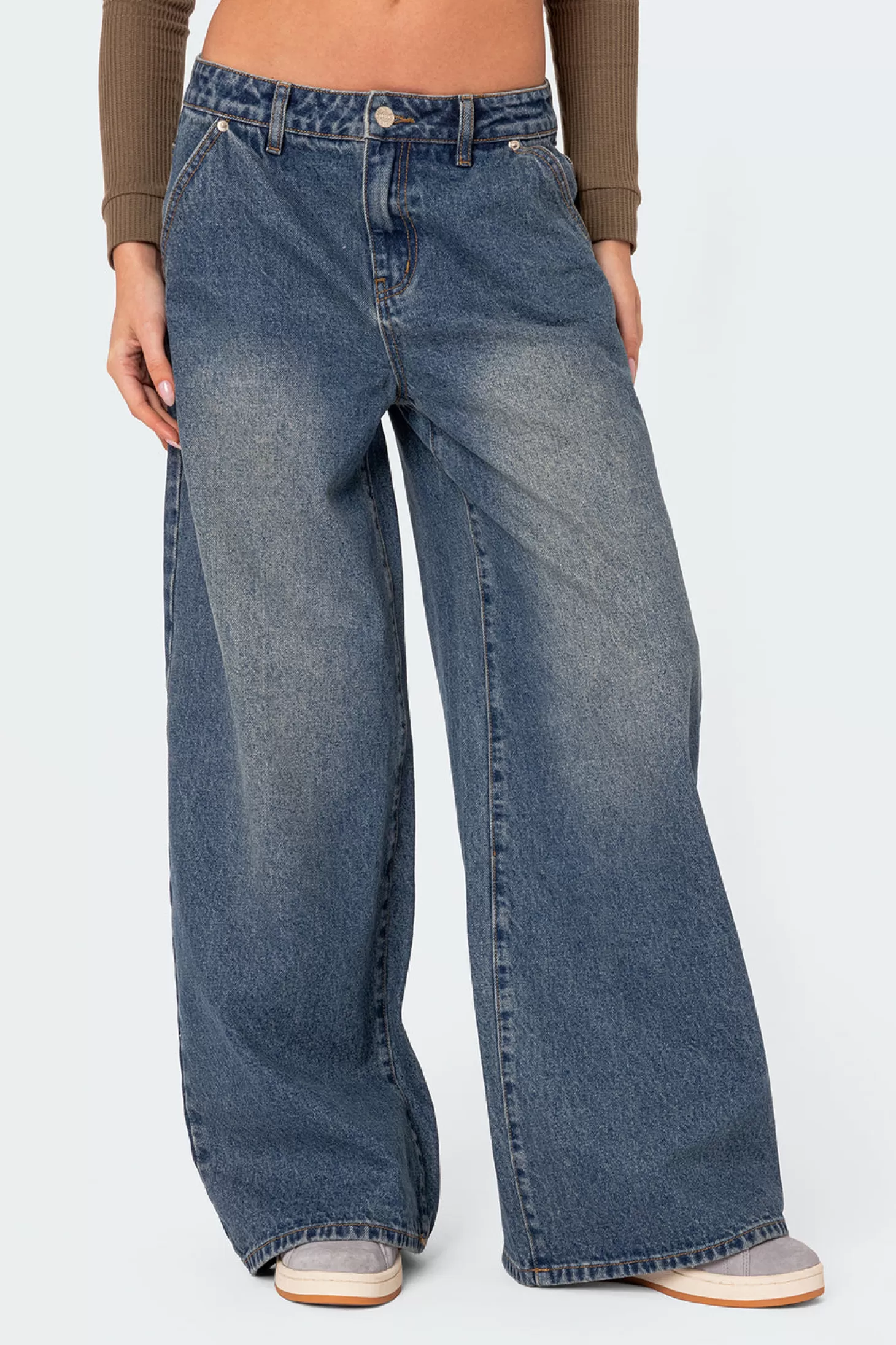 edikted Super Baggy Wide Leg Jeans* Jeans | Jeans