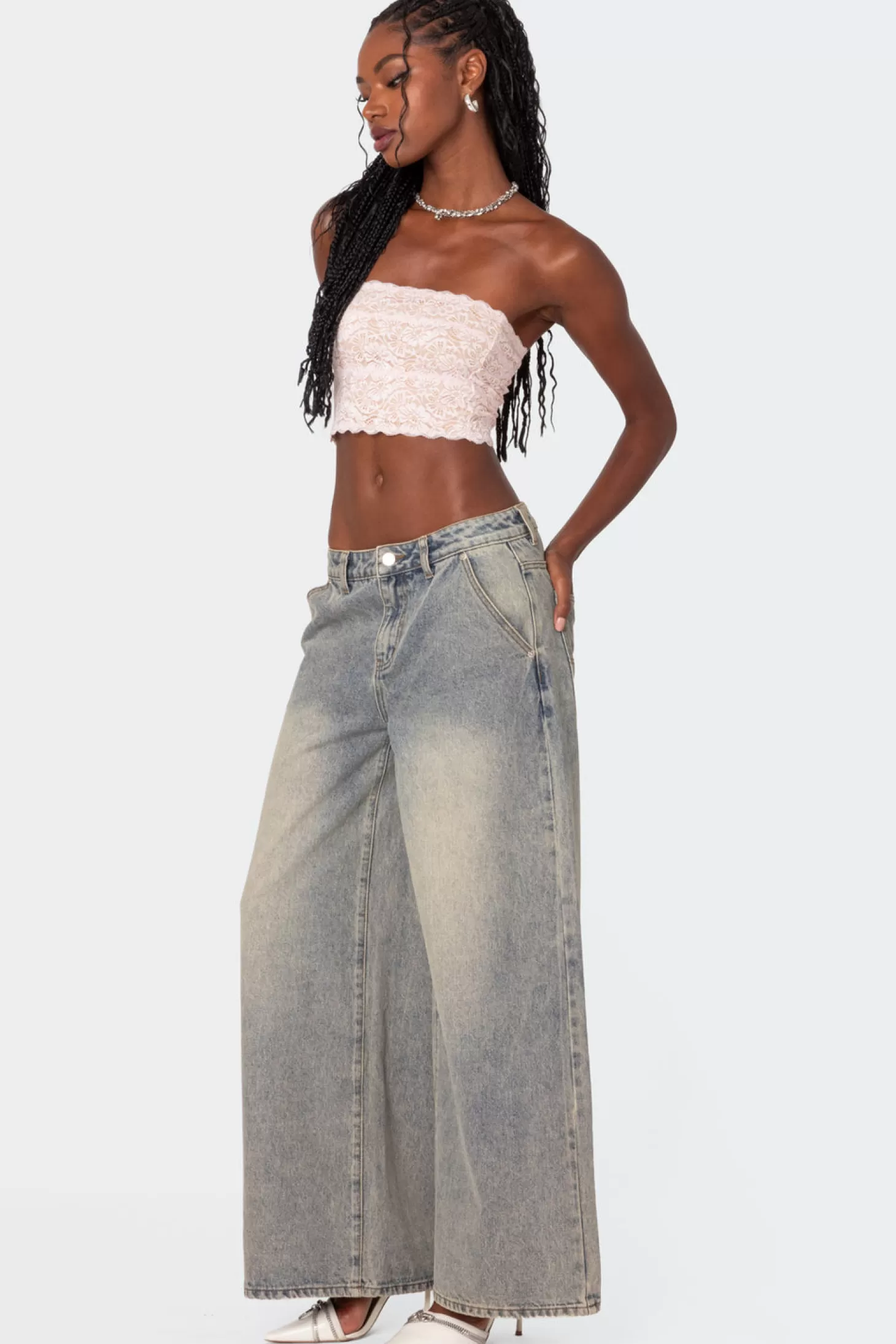 edikted Super Baggy Wide Leg Jeans* Jeans | Jeans