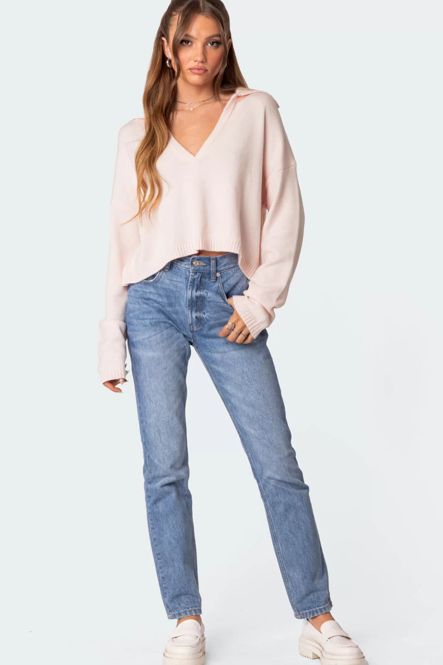 edikted Swift High Rise Straight Leg Jeans* Jeans | Jeans