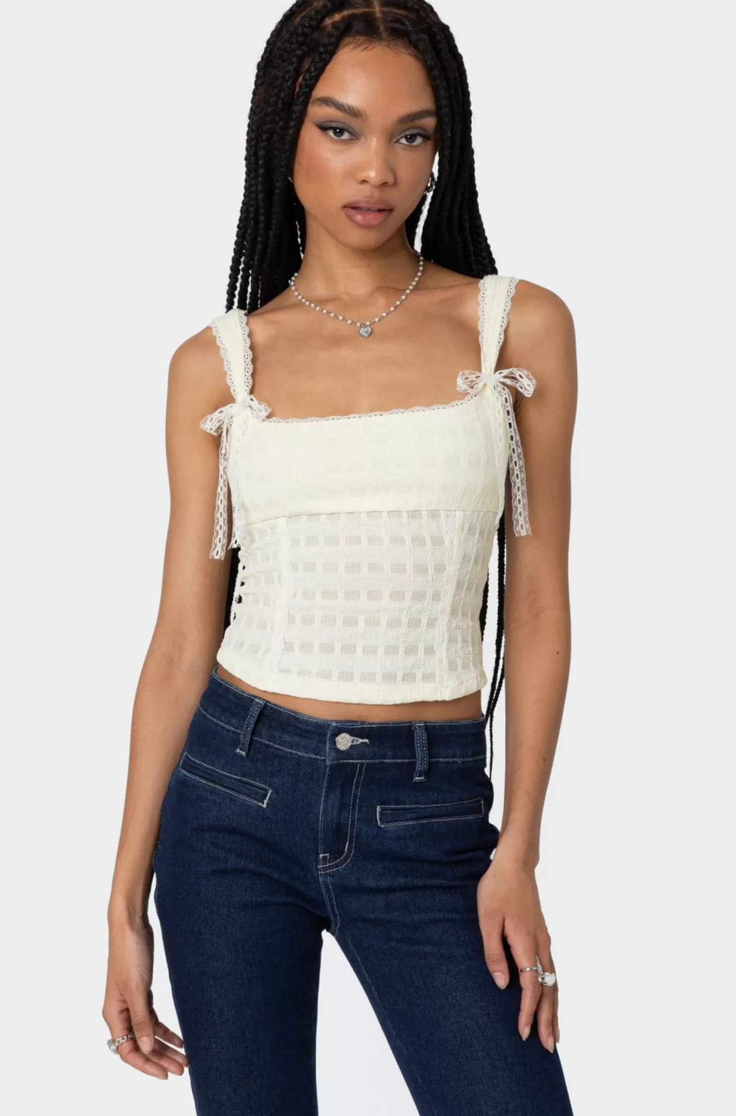 edikted Textured Bustier Top* Tank Tops | Tops