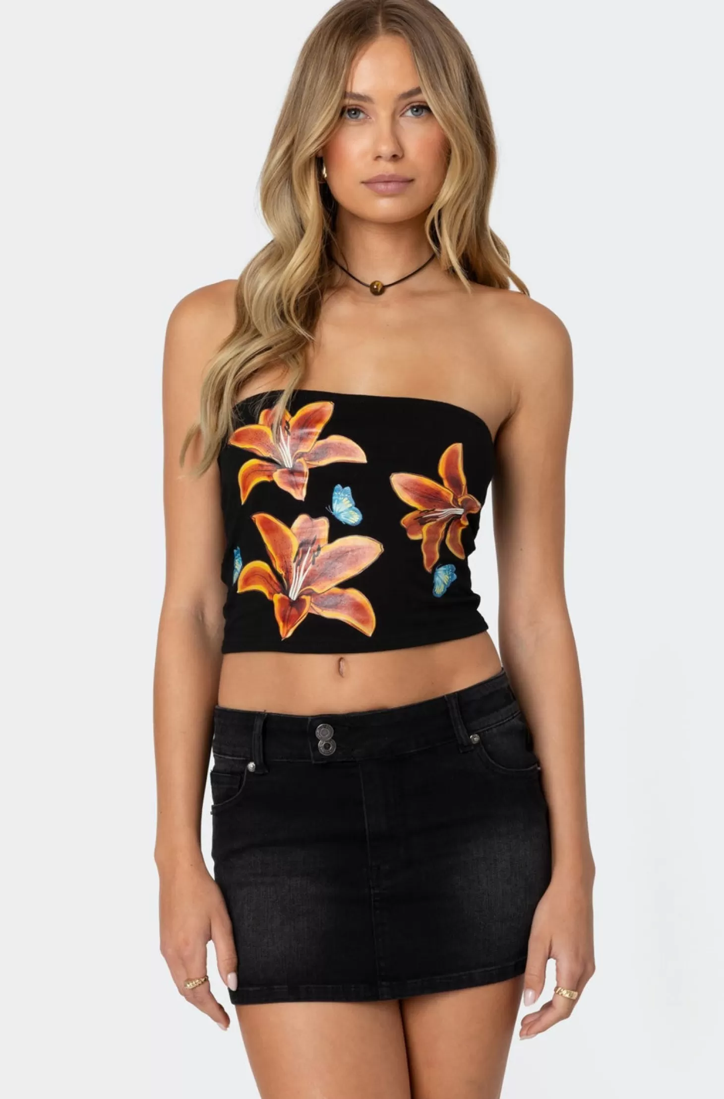 edikted Tigerlily Tube Top* Crop Tops | Strapless Tops