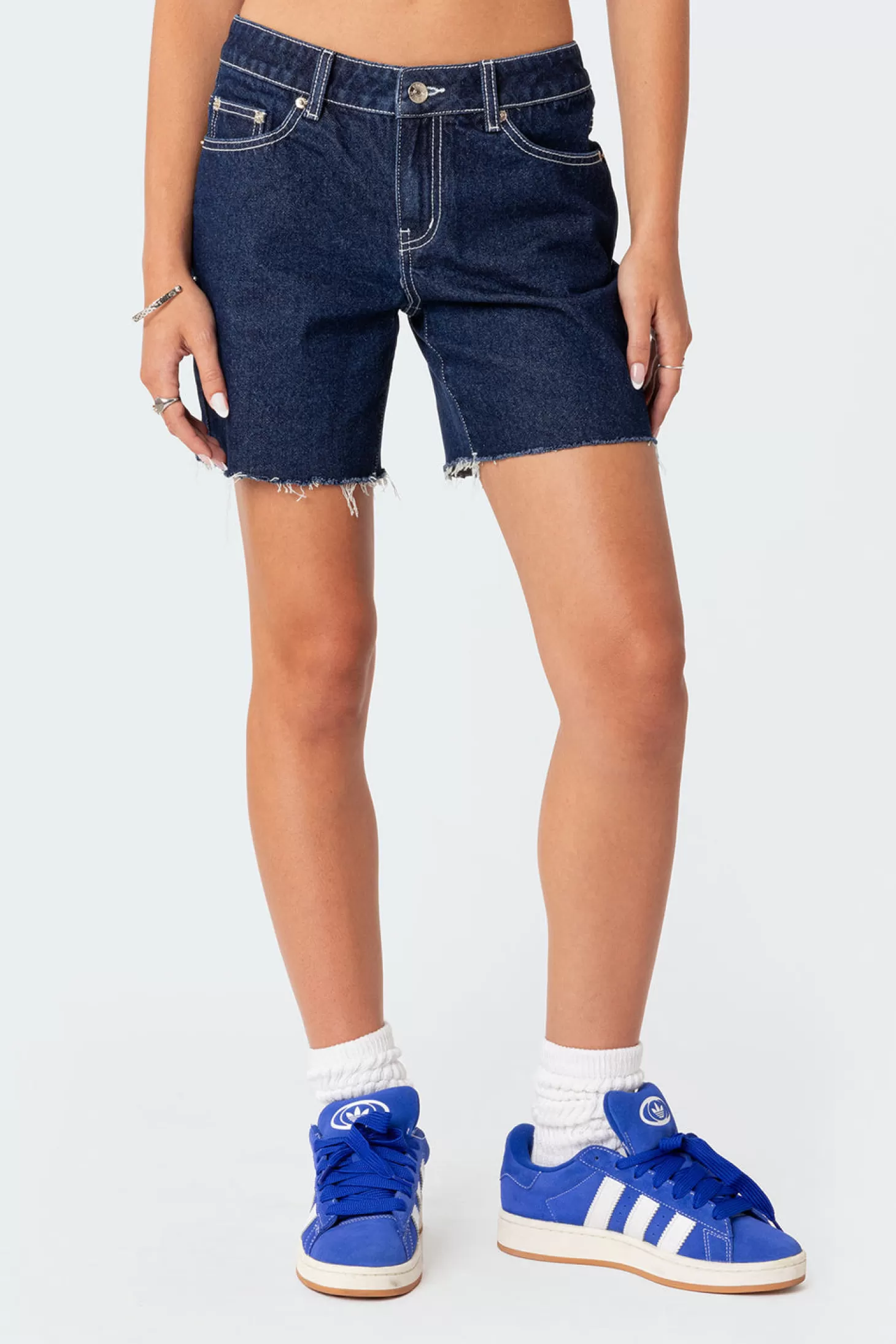 edikted Tomboy Low Rise Denim Shorts* Shorts | Shorts