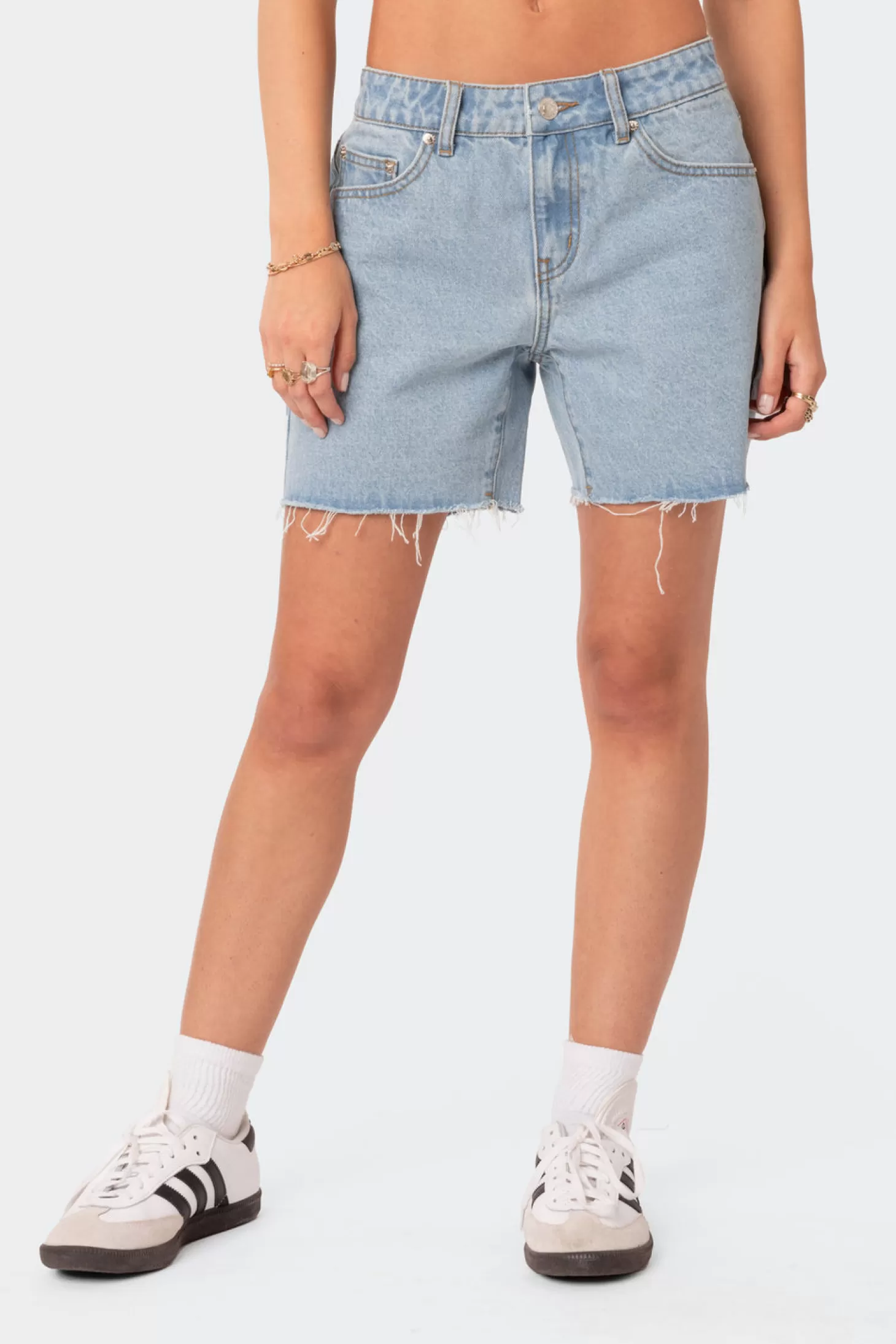 edikted Tomboy Low Rise Denim Shorts* Shorts | Shorts