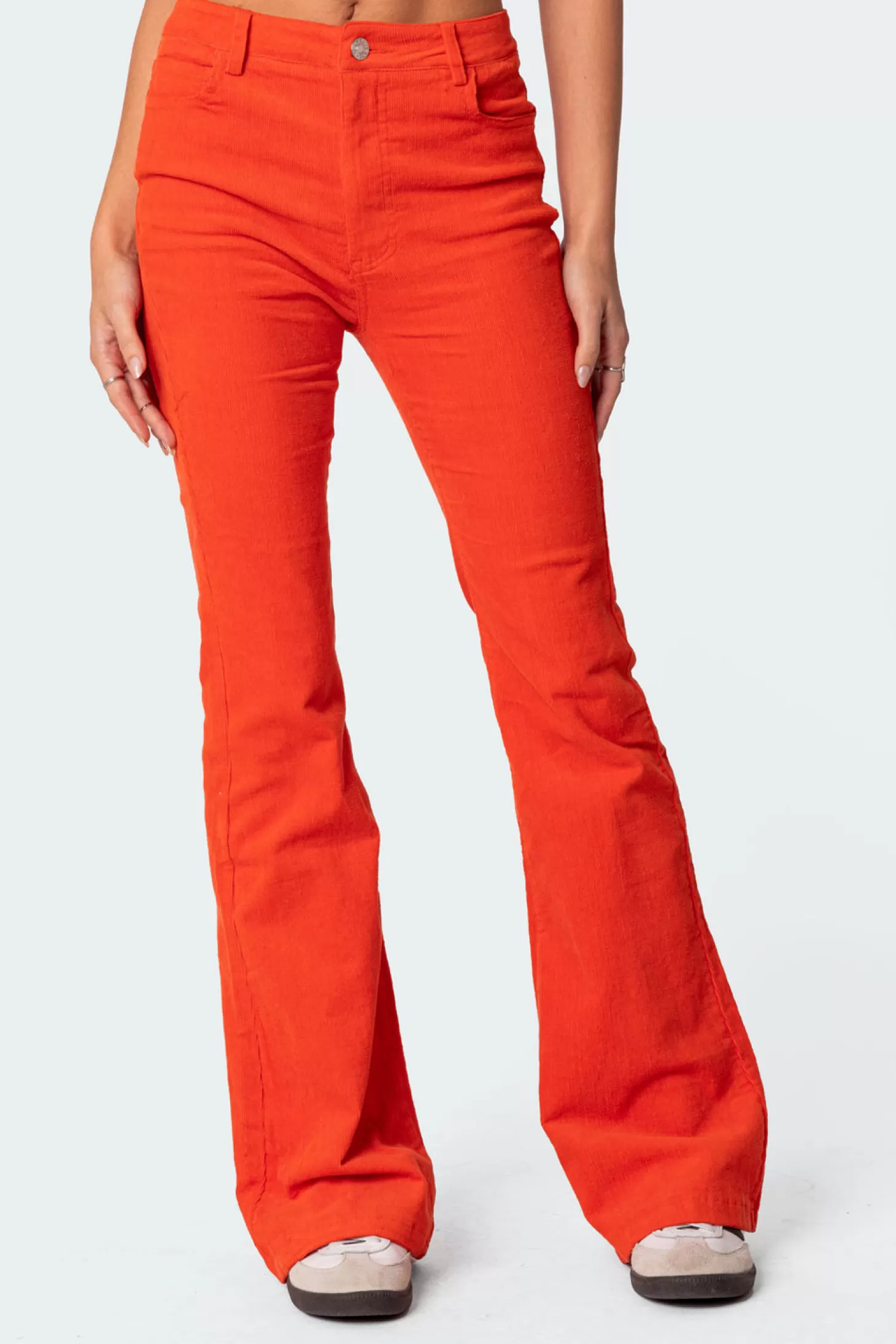 edikted Tony Corduroy Flared Pants* Pants | Pants