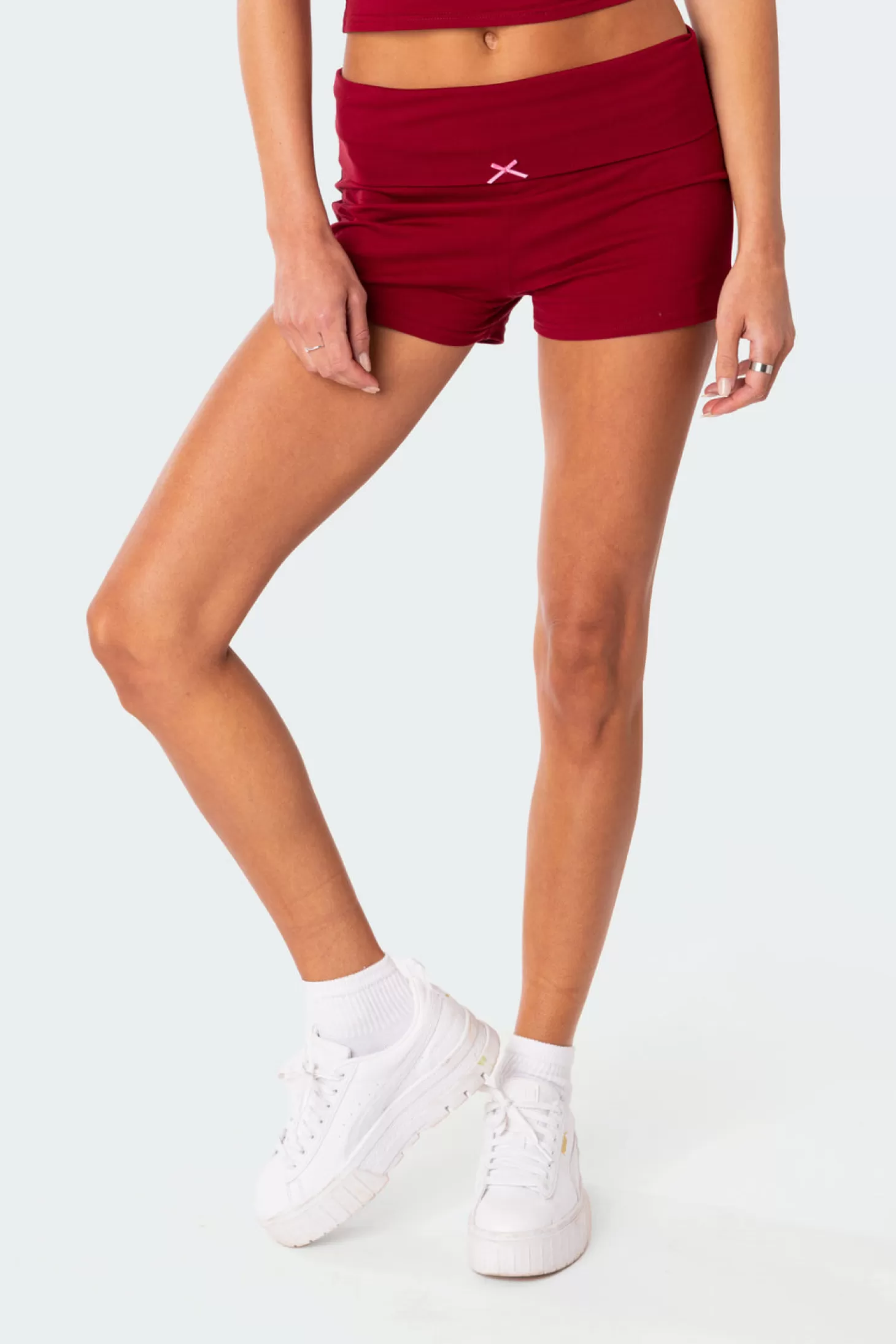 edikted Too Sexy Fold Over Shorts* Shorts | Shorts