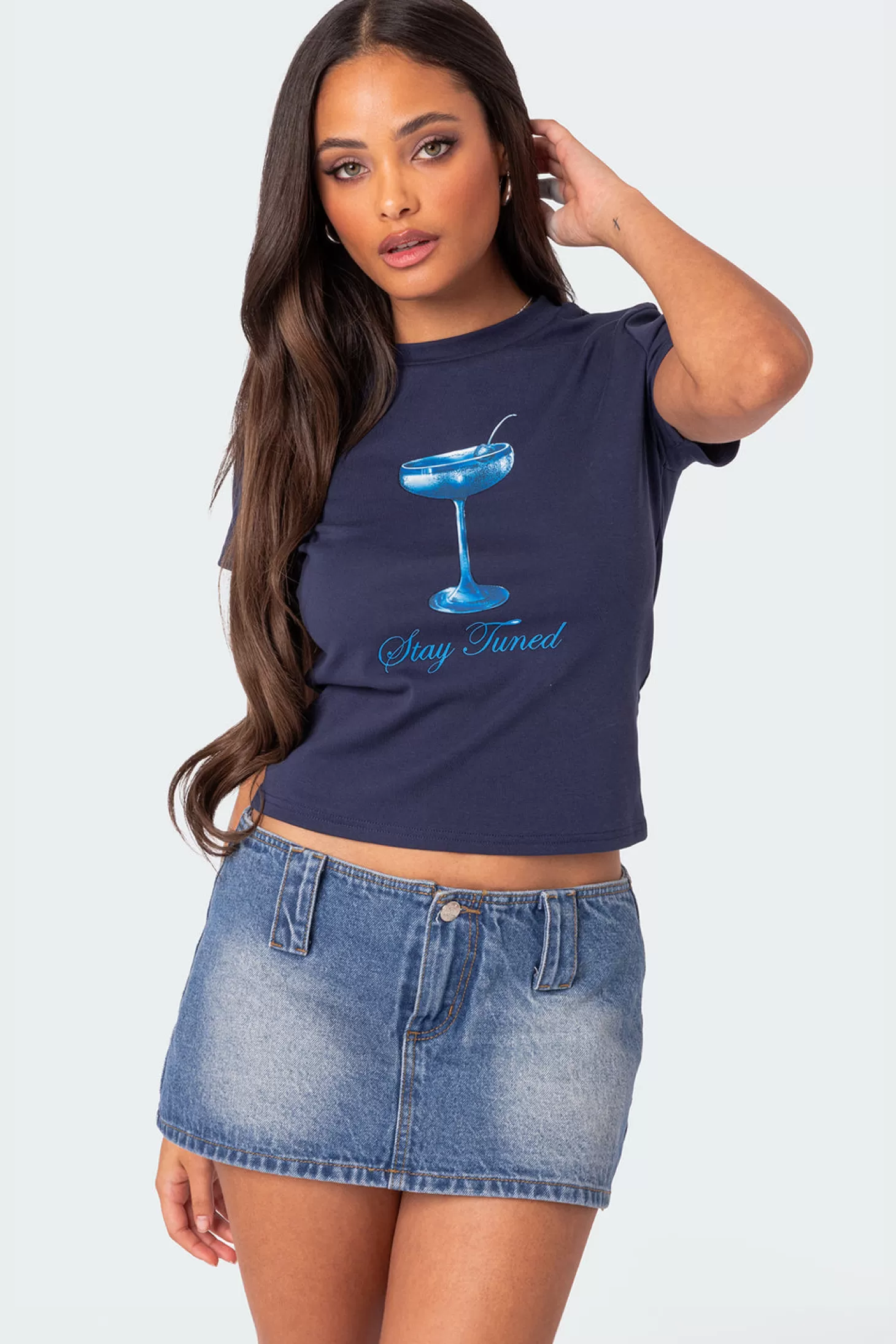 edikted Tuned In T Shirt* T-Shirts | Graphic Tops