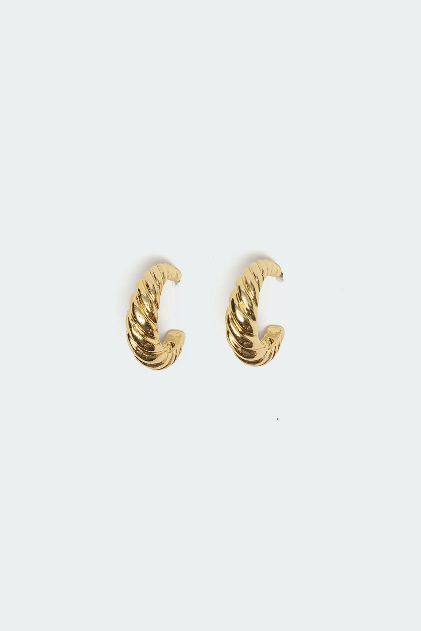 edikted Twist Hoop Stud Earrings* Earrings