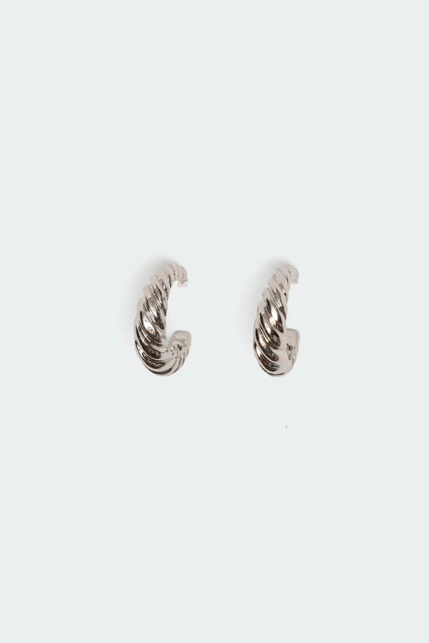 edikted Twist Hoop Stud Earrings* Earrings