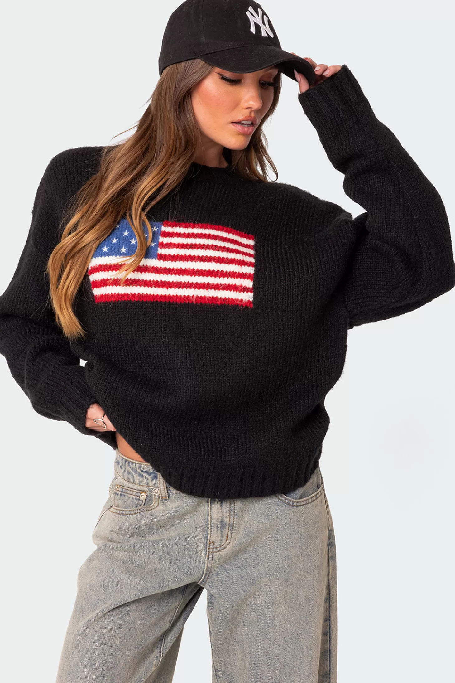 edikted Usa Oversized Chunky Knit Sweater* Sweaters & Cardigans | Long Sleeve Tops