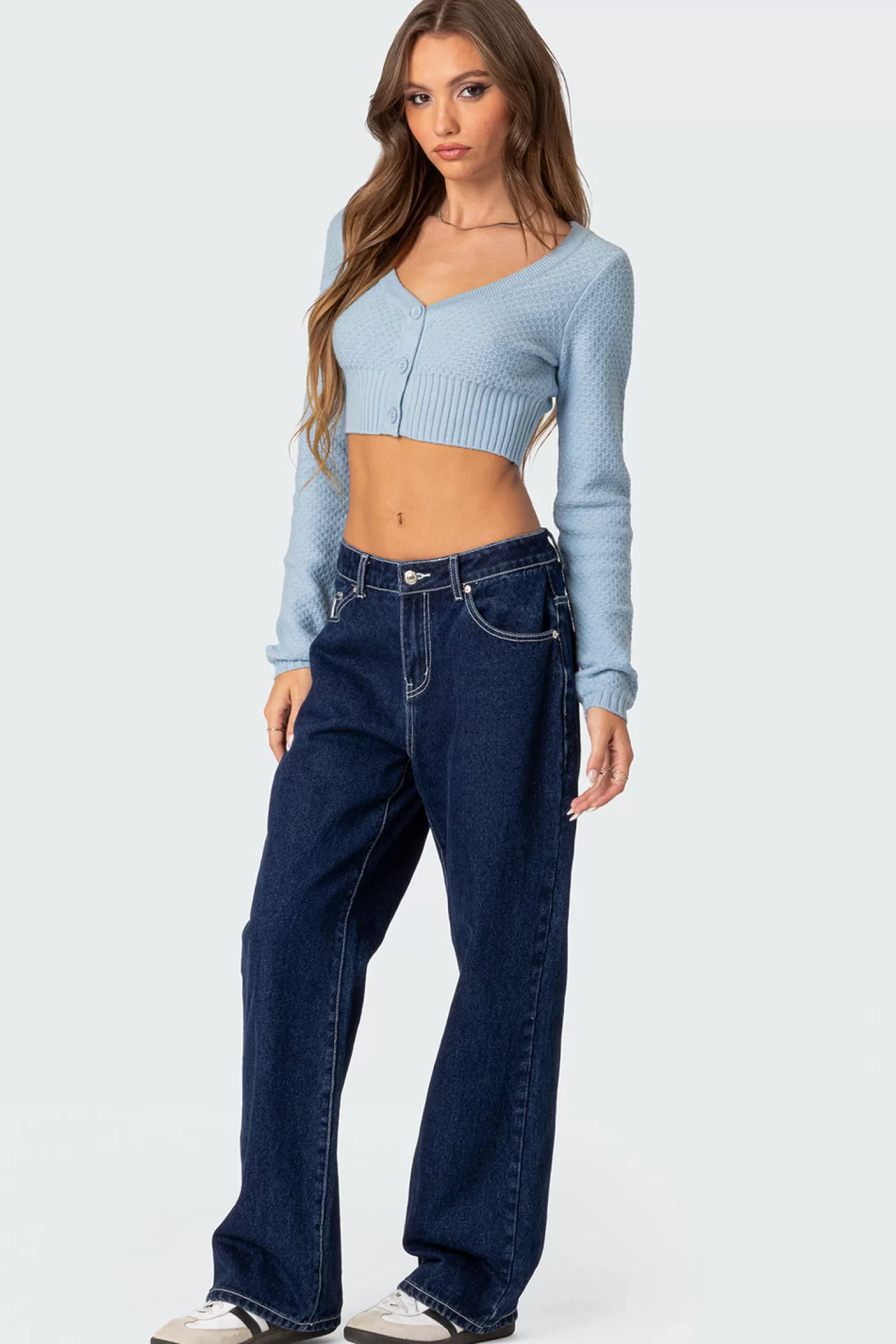 edikted V Neck Cropped Cardigan* Crop Tops | Sweaters & Cardigans