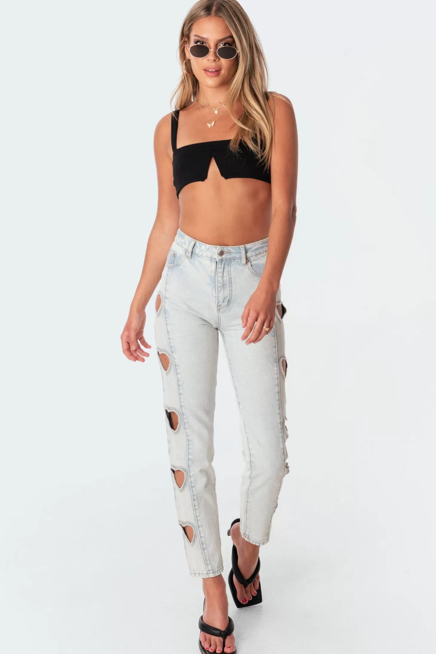 edikted Valeria V Crop Top* Crop Tops