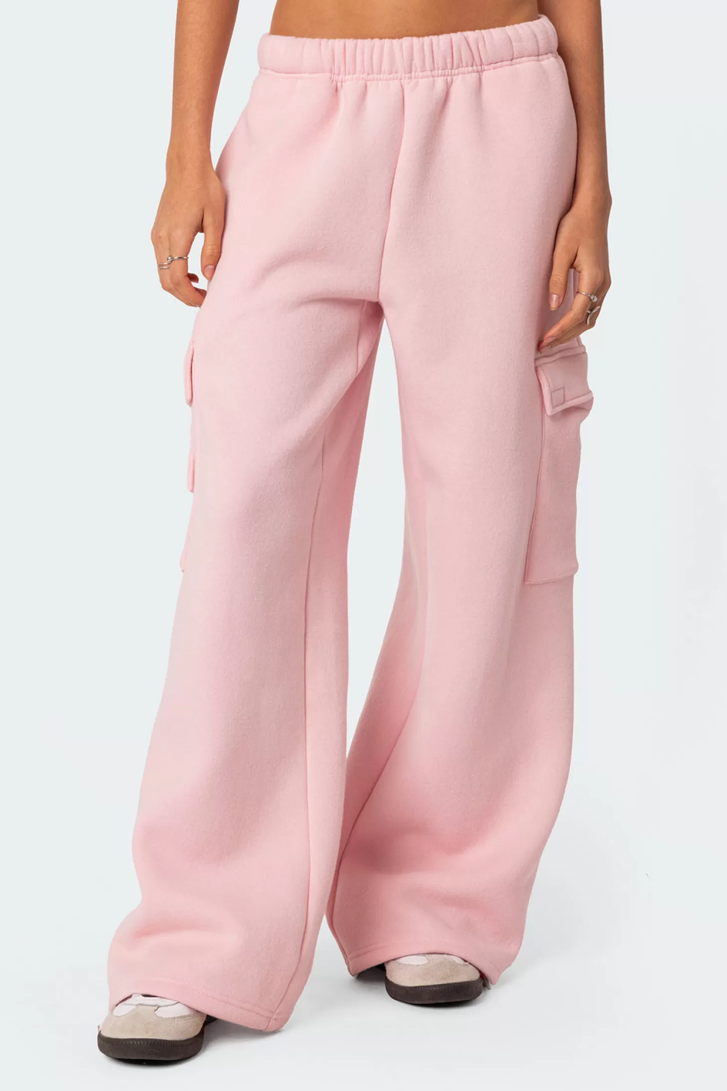 edikted Wide Leg Cargo Sweatpants* Pants | Pants