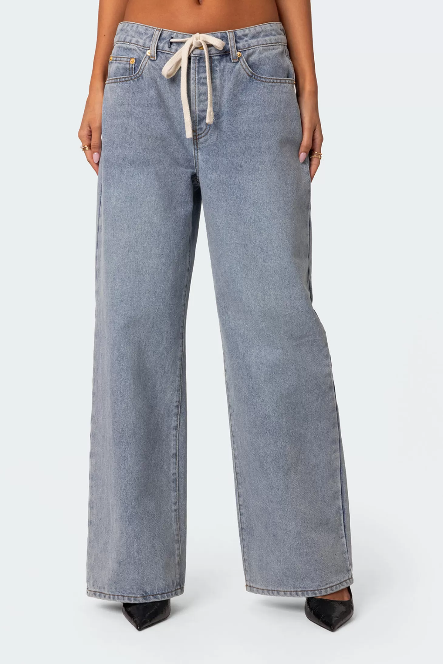 edikted Wynn Low Rise Oversized Jeans* Jeans | Jeans