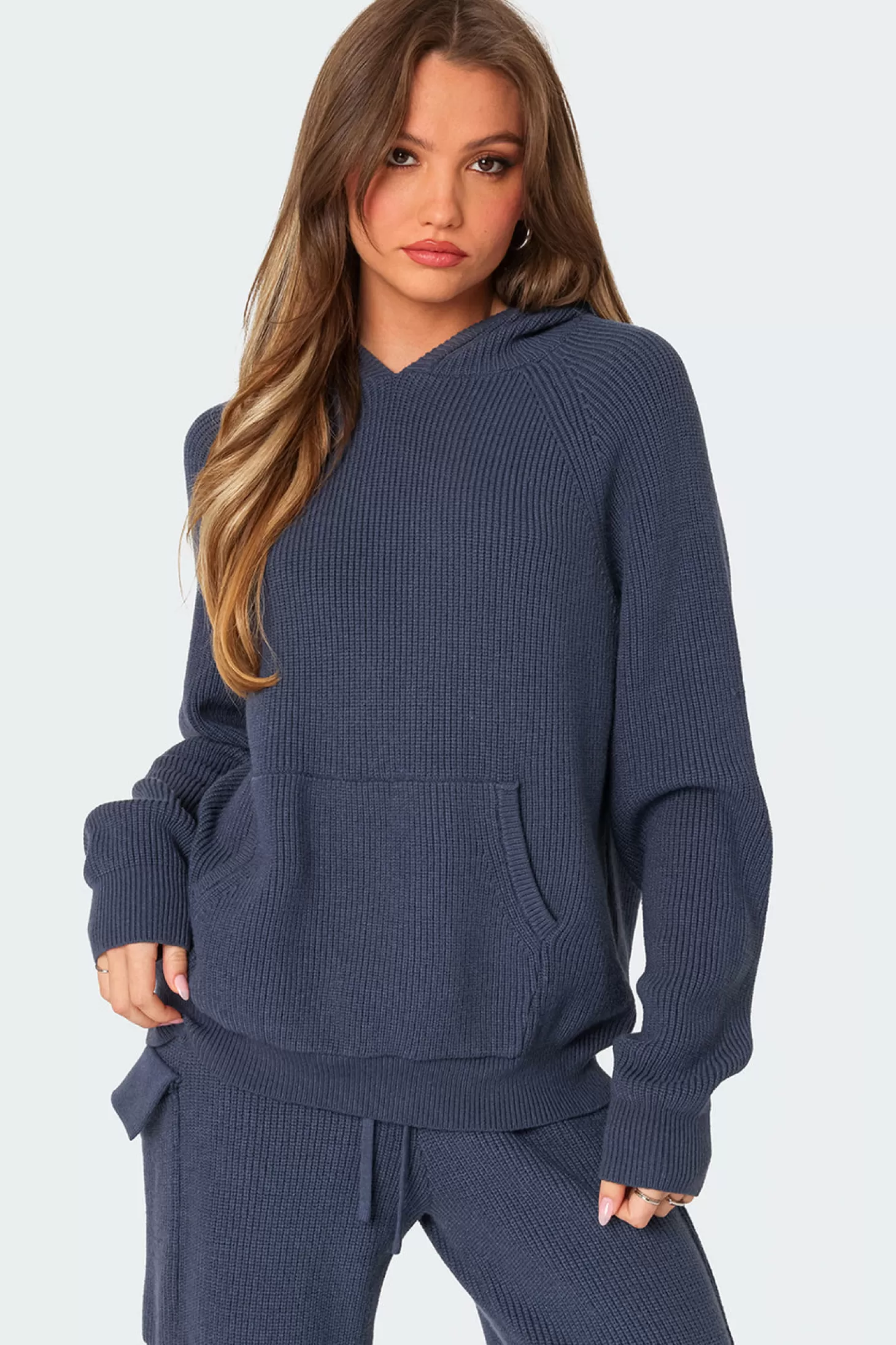 edikted Wynter Oversized Knit Hoodie* Hoodies & Sweatshirts | Hoodies & Sweatshirts