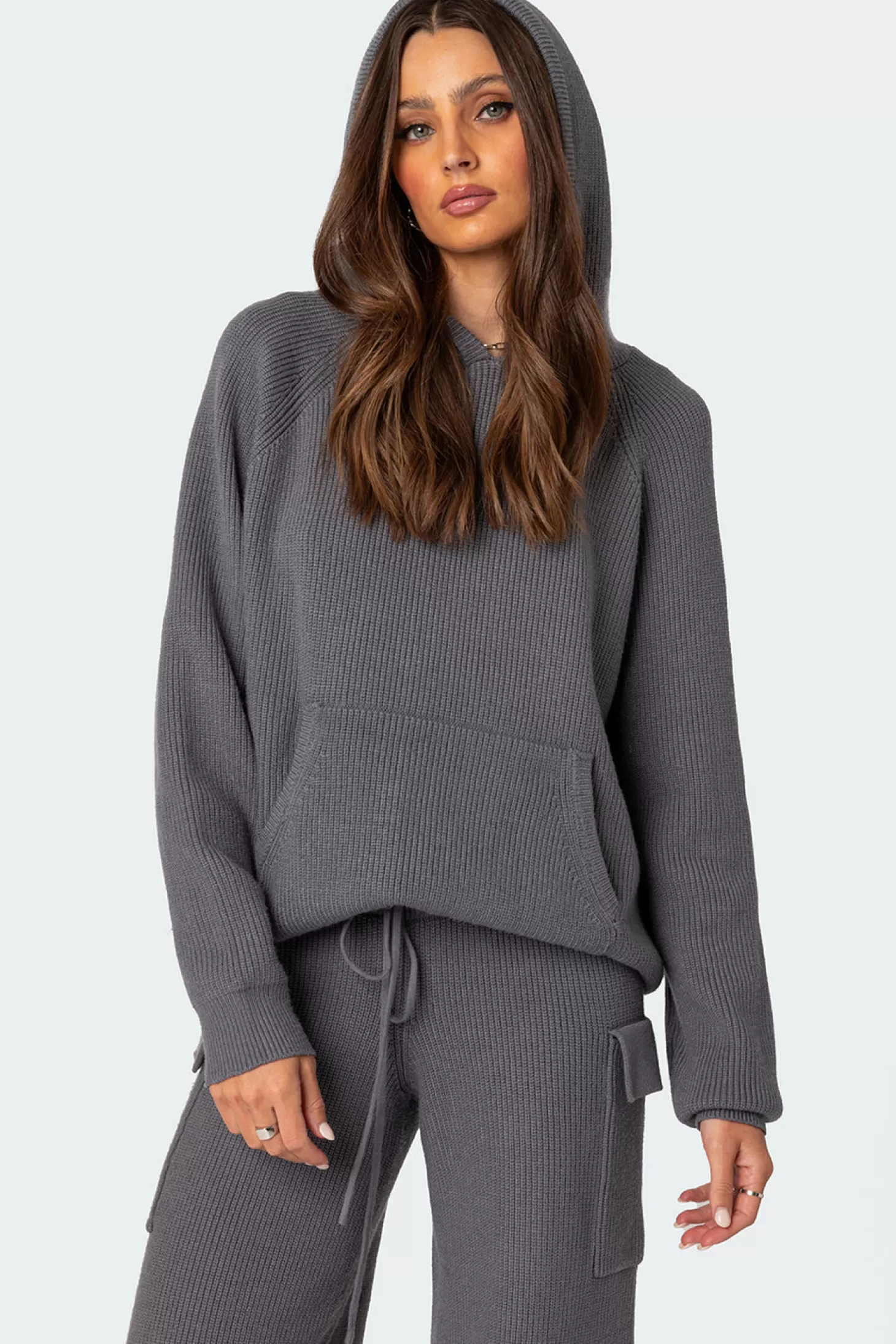 edikted Wynter Oversized Knit Hoodie* Hoodies & Sweatshirts | Hoodies & Sweatshirts